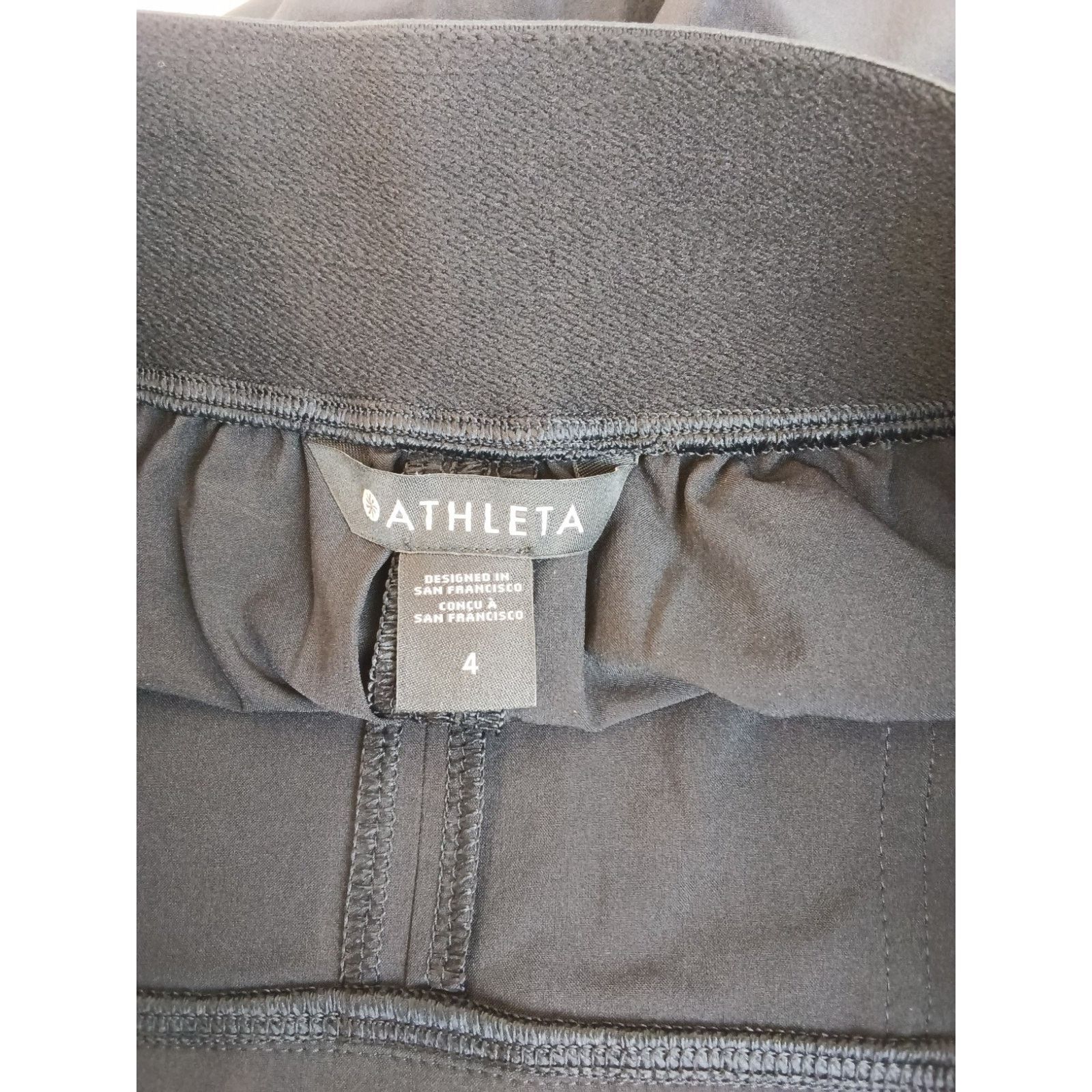 Athleta Athleta Brooklyn Heights Cargo Skirt Women's 4 Black NWT Size 27" / US 4 / IT 40 - 7 Thumbnail