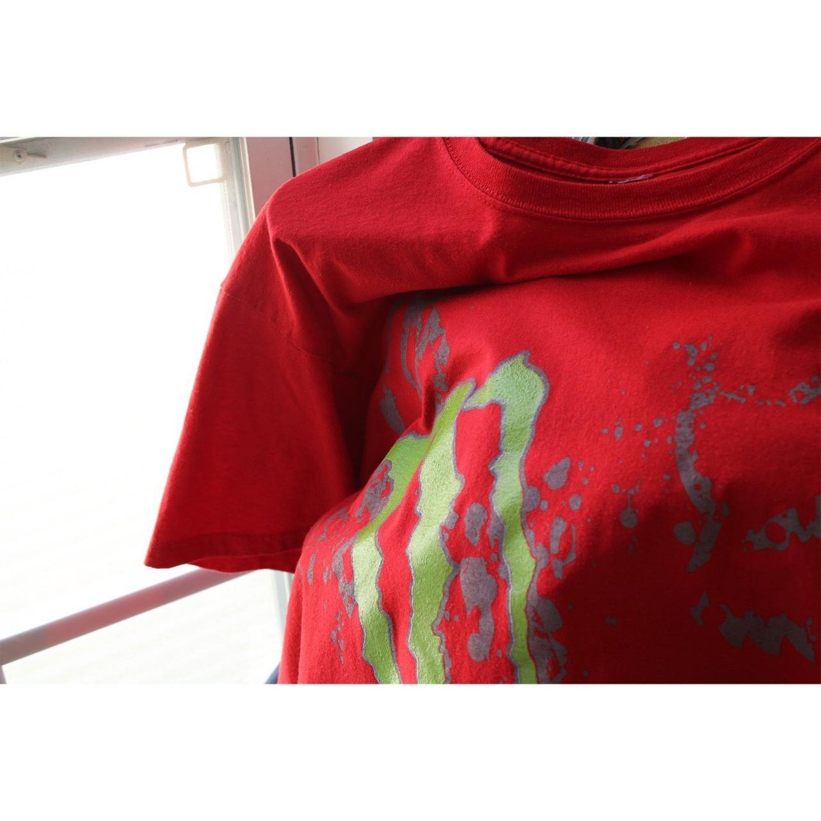 Fox Racing Y2K 2000'S Monster Energy Fox Racing Red Graphic Tee Size US L / EU 52-54 / 3 - 5 Thumbnail
