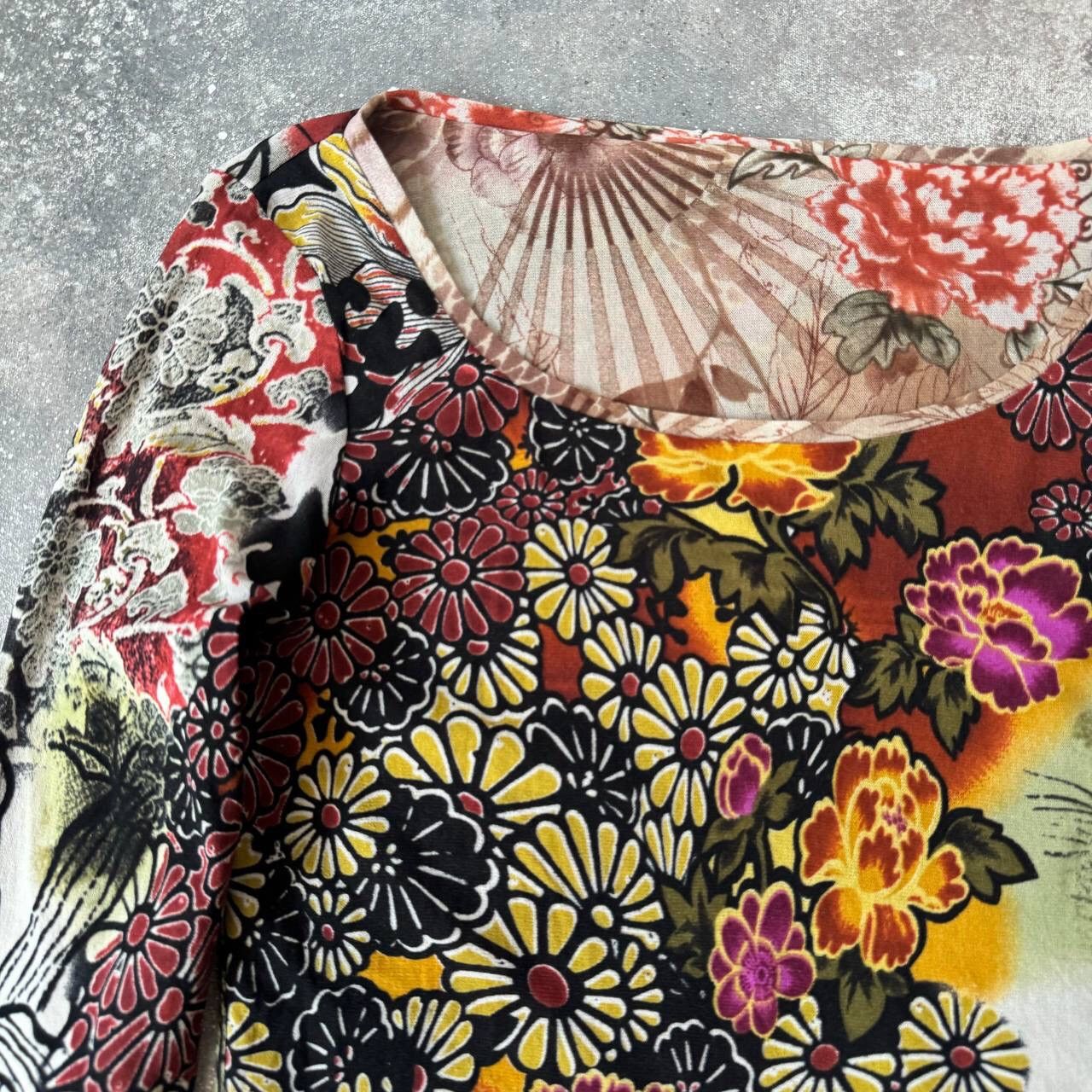 20471120 × Hysteric Glamour × Vintage Amazing Vintage Floral Mesh Long Sleeve Top Size M / US 6-8 / IT 42-44 - 2 Thumbnail