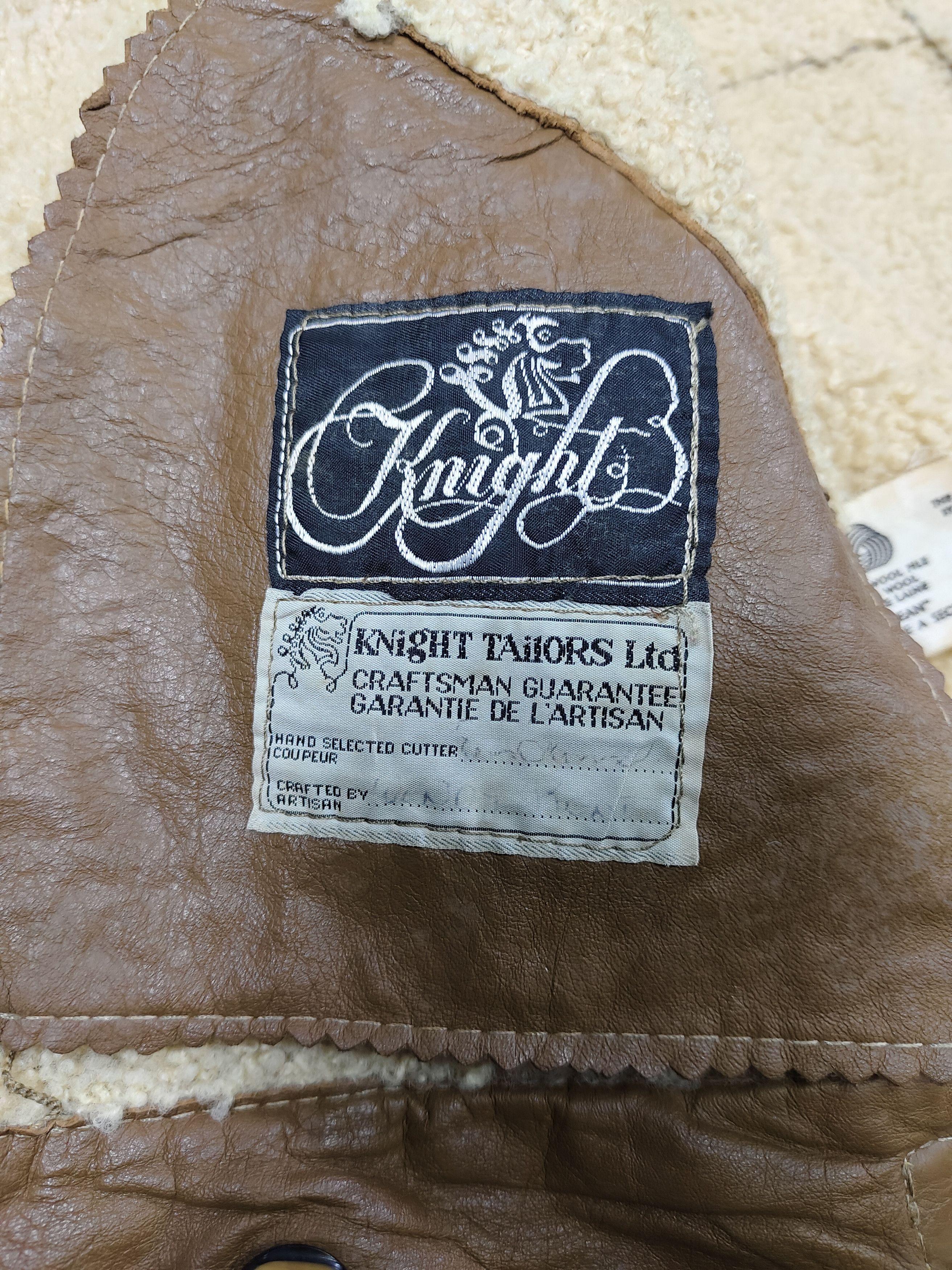 Vintage 80s Knight- Archived Artisan Crafted Panel Wool Shearling Size US M / EU 48-50 / 2 - 12 Thumbnail