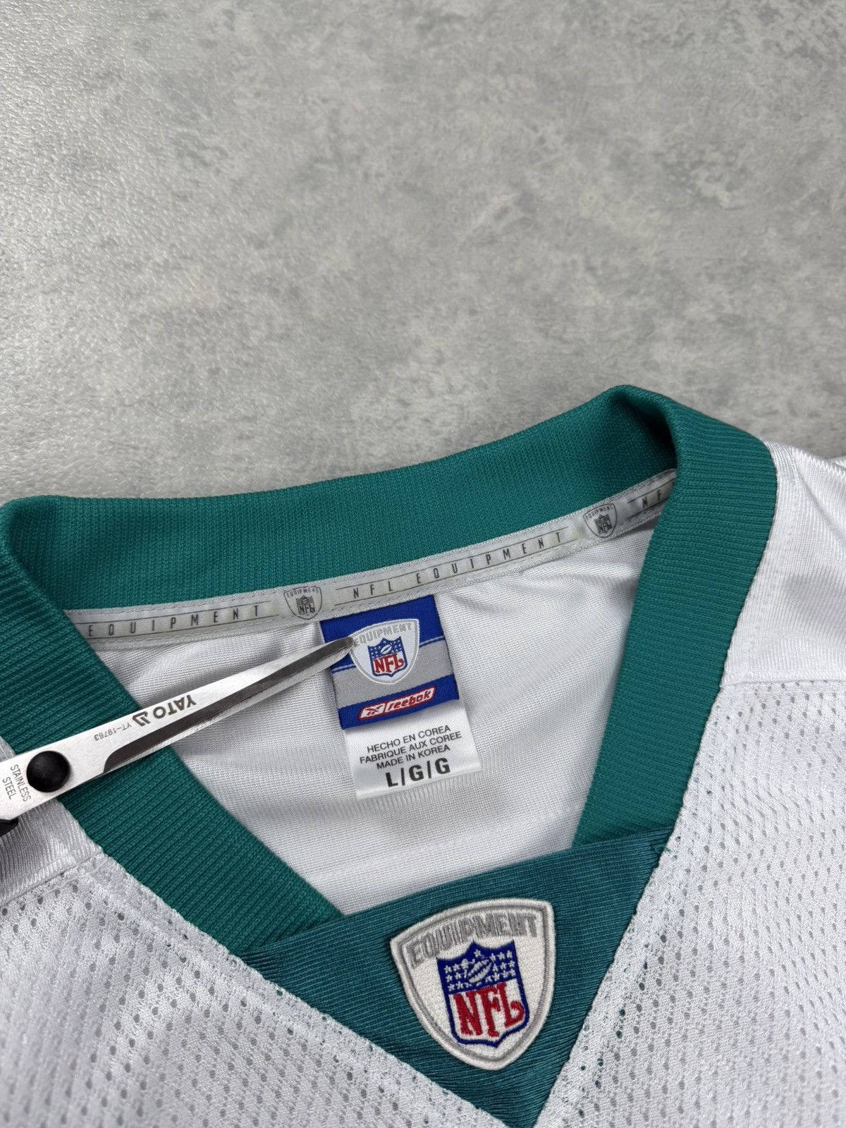 NFL Vintage Reebok Miami Dolphins Jay Fiedler #9 NFL Jersey Size US L / EU 52-54 / 3 - 7 Thumbnail