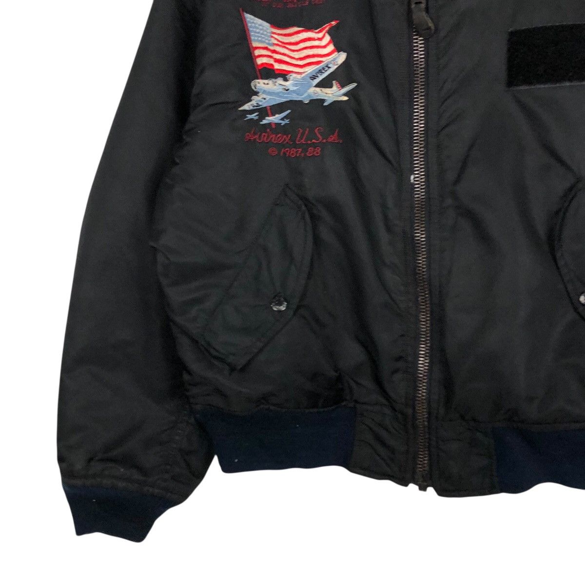 Avirex 📌Vintage Ma-1 Bomber Jacket Fly Military Avirex Big Logo Size US XS / EU 42 / 0 - 5 Thumbnail