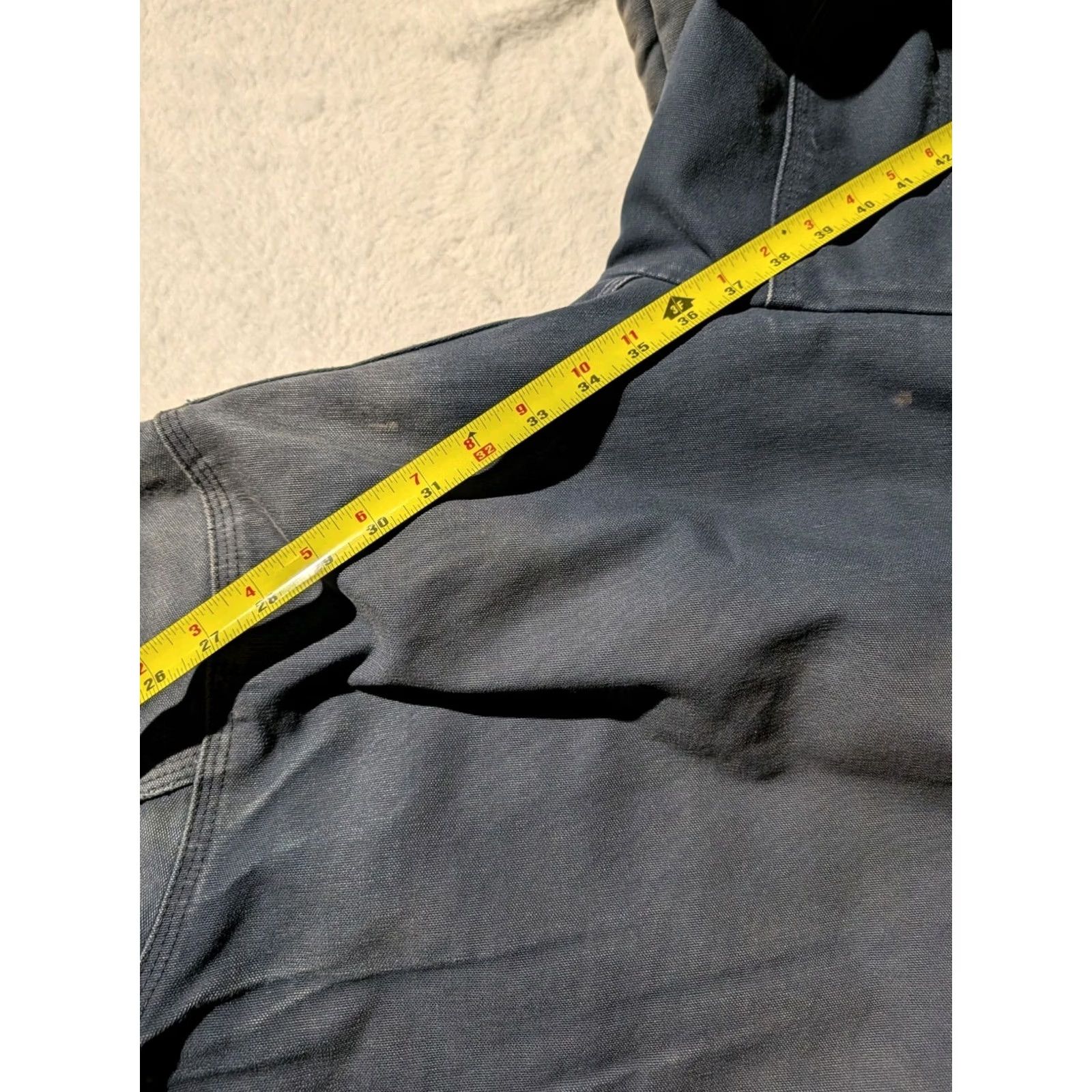 Carhartt VINTAGE Carhartt Hooded Jacket J140 DNY Blue Canvas Adult 2XL XXL Tall Workwear Mens Size US XXL / EU 58 / 5 - 8 Thumbnail