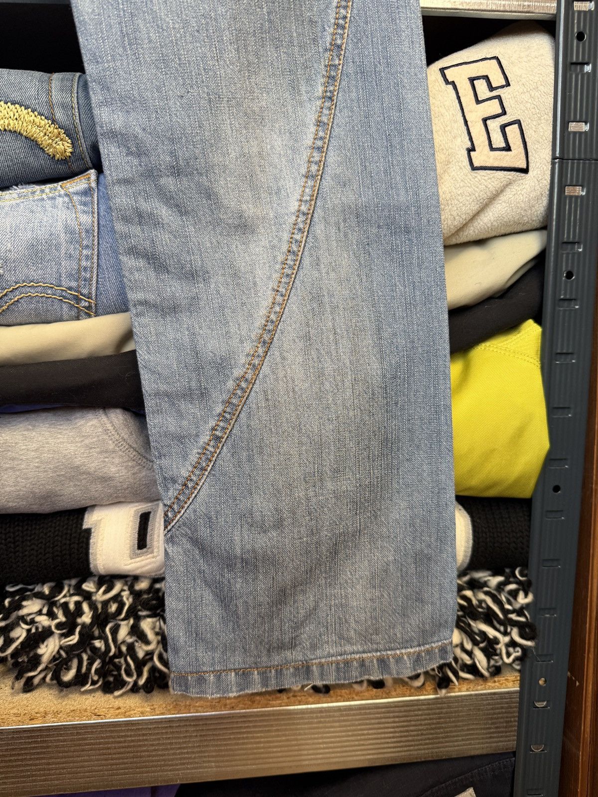 Dolce & Gabbana Crazy Y2K Vintage 90s Dolce&Gabanna Denim Jeans Size US 30 / EU 46 - 16 Thumbnail