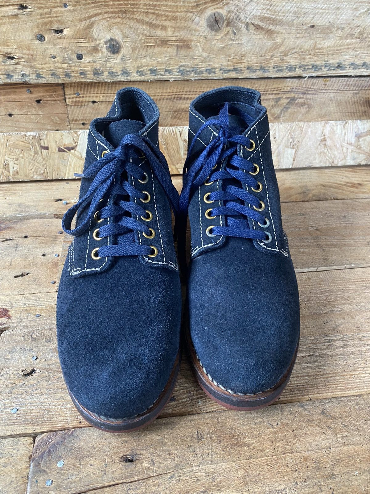Visvim Visvim bigadier mid folk blue suede boots sz US 8 Size US 8 / EU 41 - 2 Thumbnail