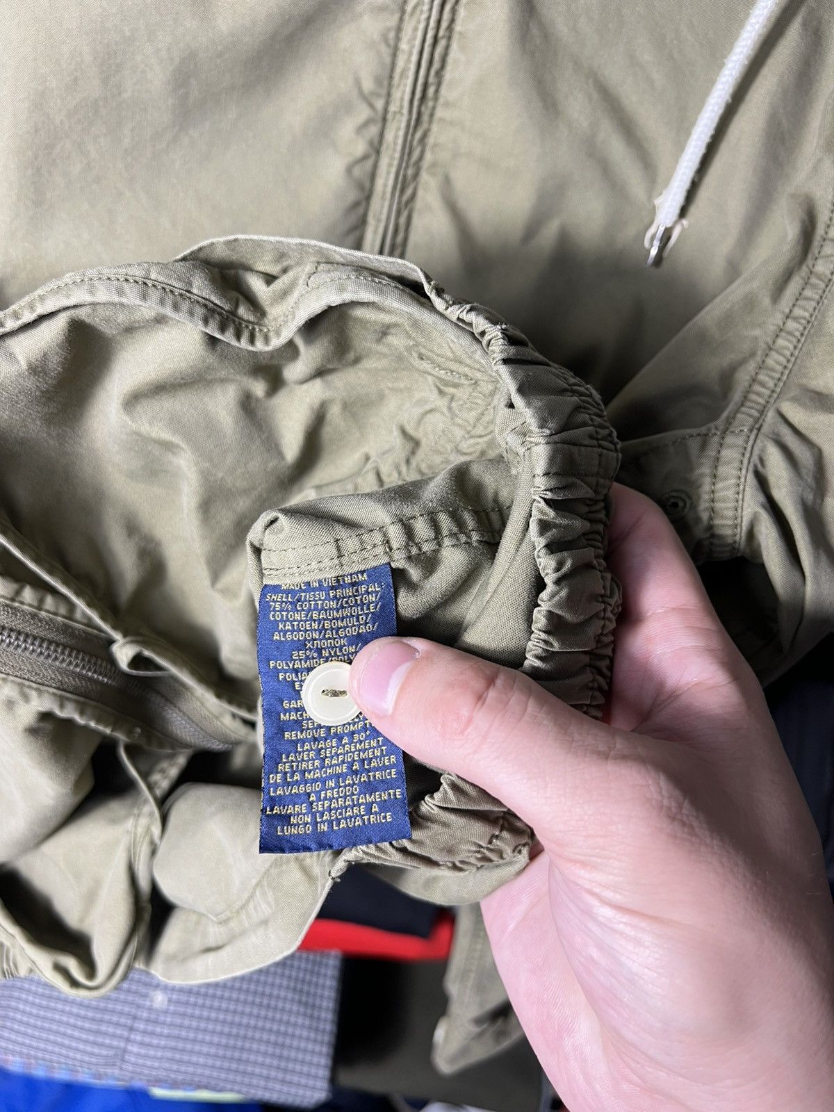 Polo Ralph Lauren 🧥 Polo Ralph Lauren Lightweight Hooded Jacket Olive Green Size US S / EU 44-46 / 1 - 18 Thumbnail