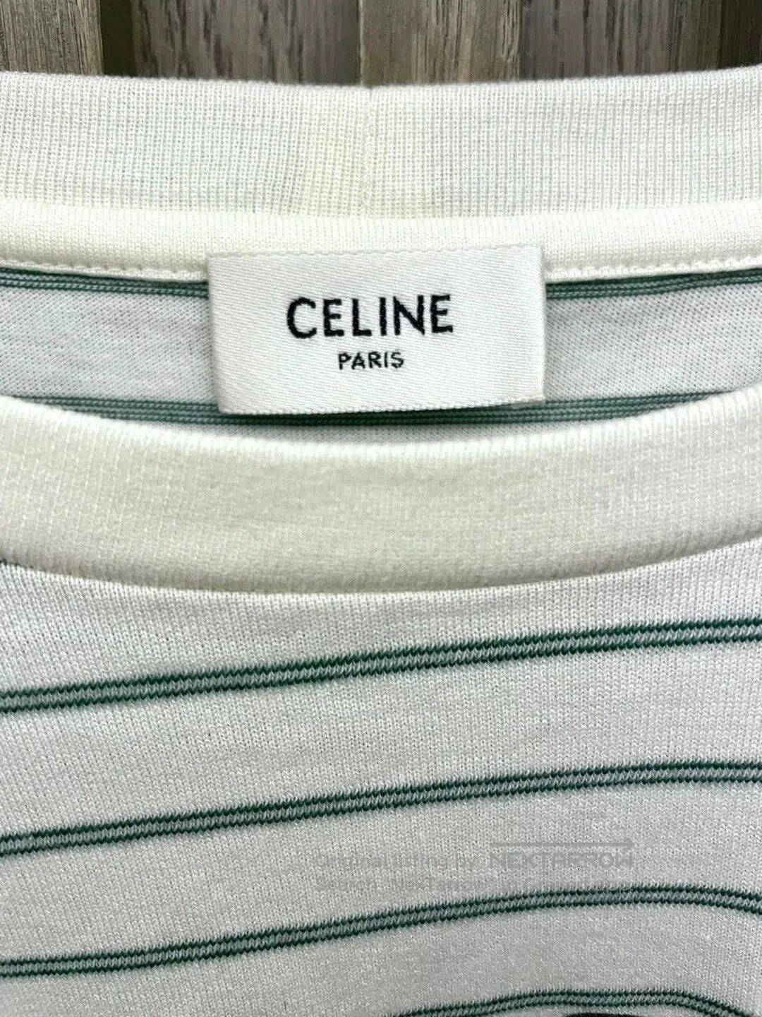Celine Striped Short Sleeve Graphic Tee. Size US L / EU 52-54 / 3 - 3 Thumbnail