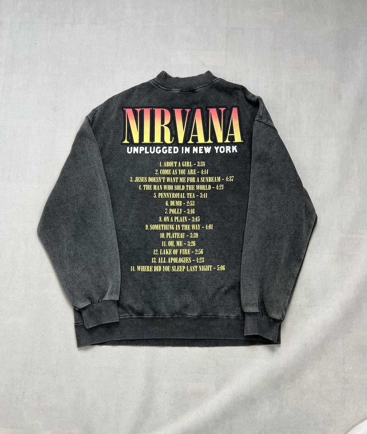 Nirvana Sweatshirt Nirvana Tour y2k great color Size US L / EU 52-54 / 3 - 2 Thumbnail