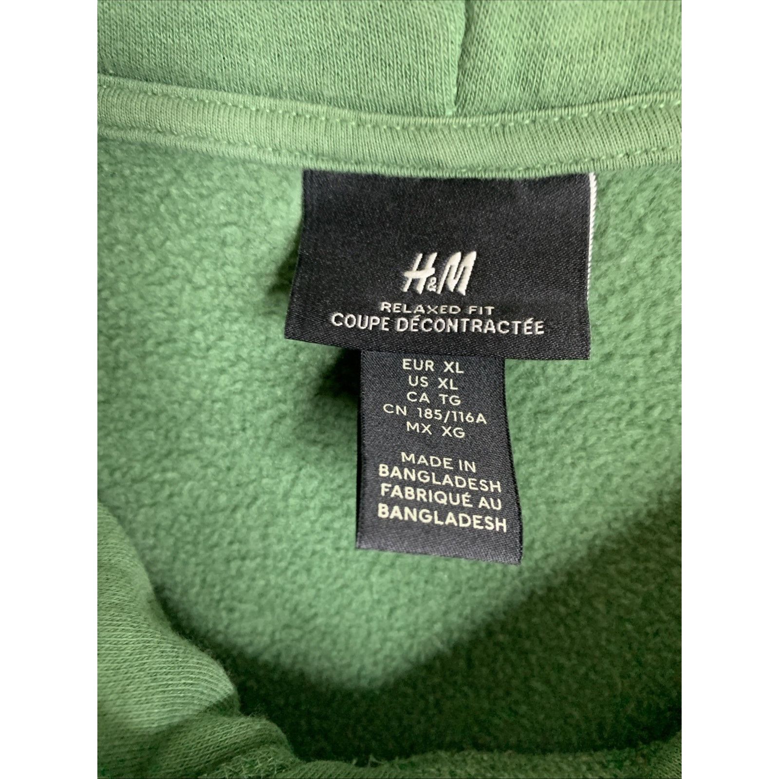 H&M H&M Men's Hoodie Relaxed Fit Sweatshirt Long Sleeves XL Size US XL / EU 56 / 4 - 5 Thumbnail