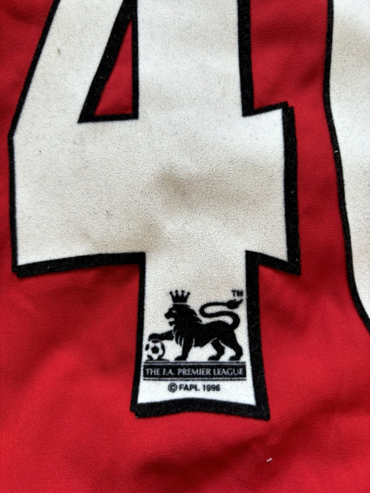 Nike Vintage Soccer Jersey Nike X Manchester United Hanssen Size US XL / EU 56 / 4 - 5 Thumbnail
