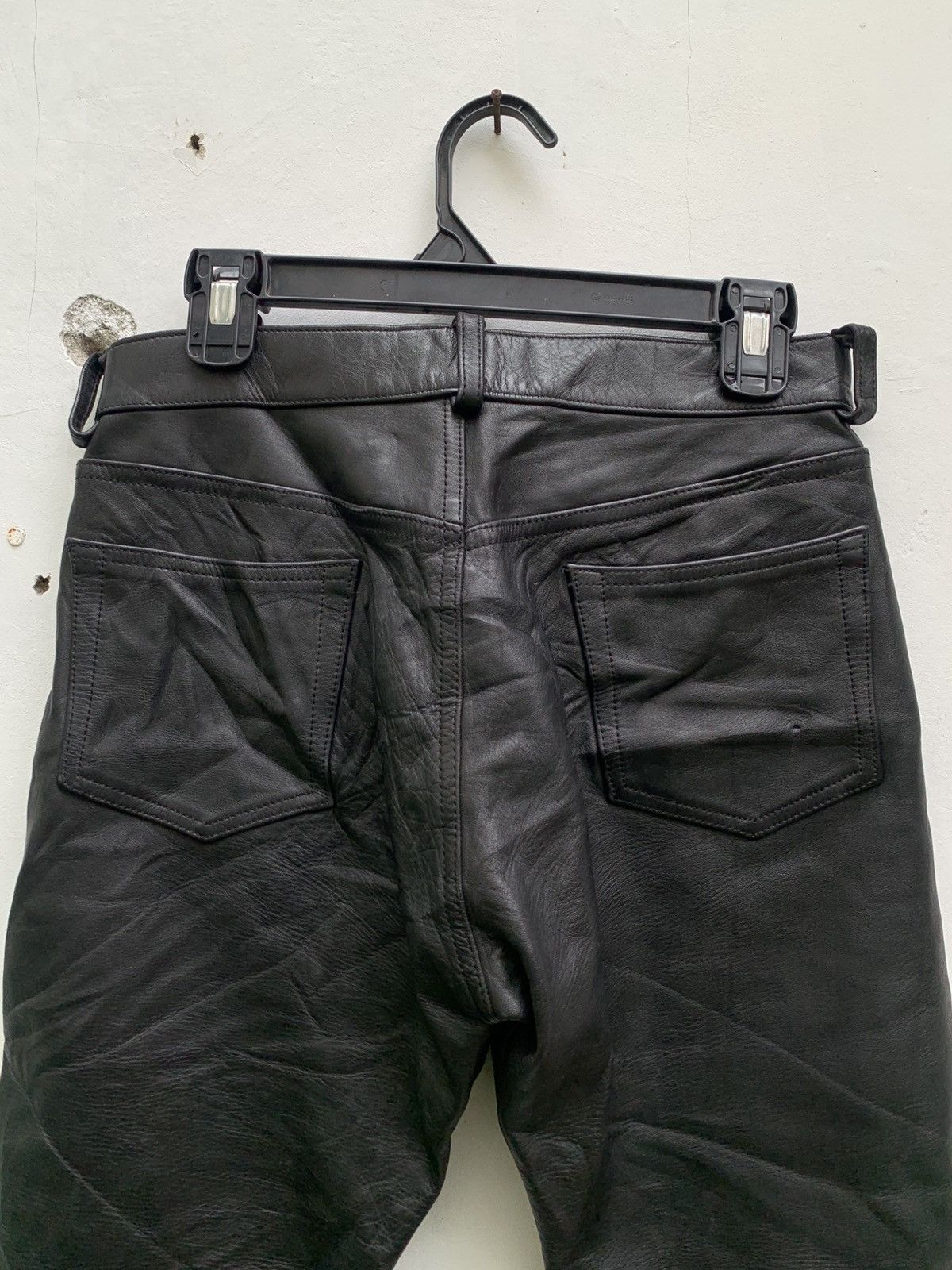 Full Count & Co. Japanese brand Full count leather pants Size US 30 / EU 46 - 7 Thumbnail