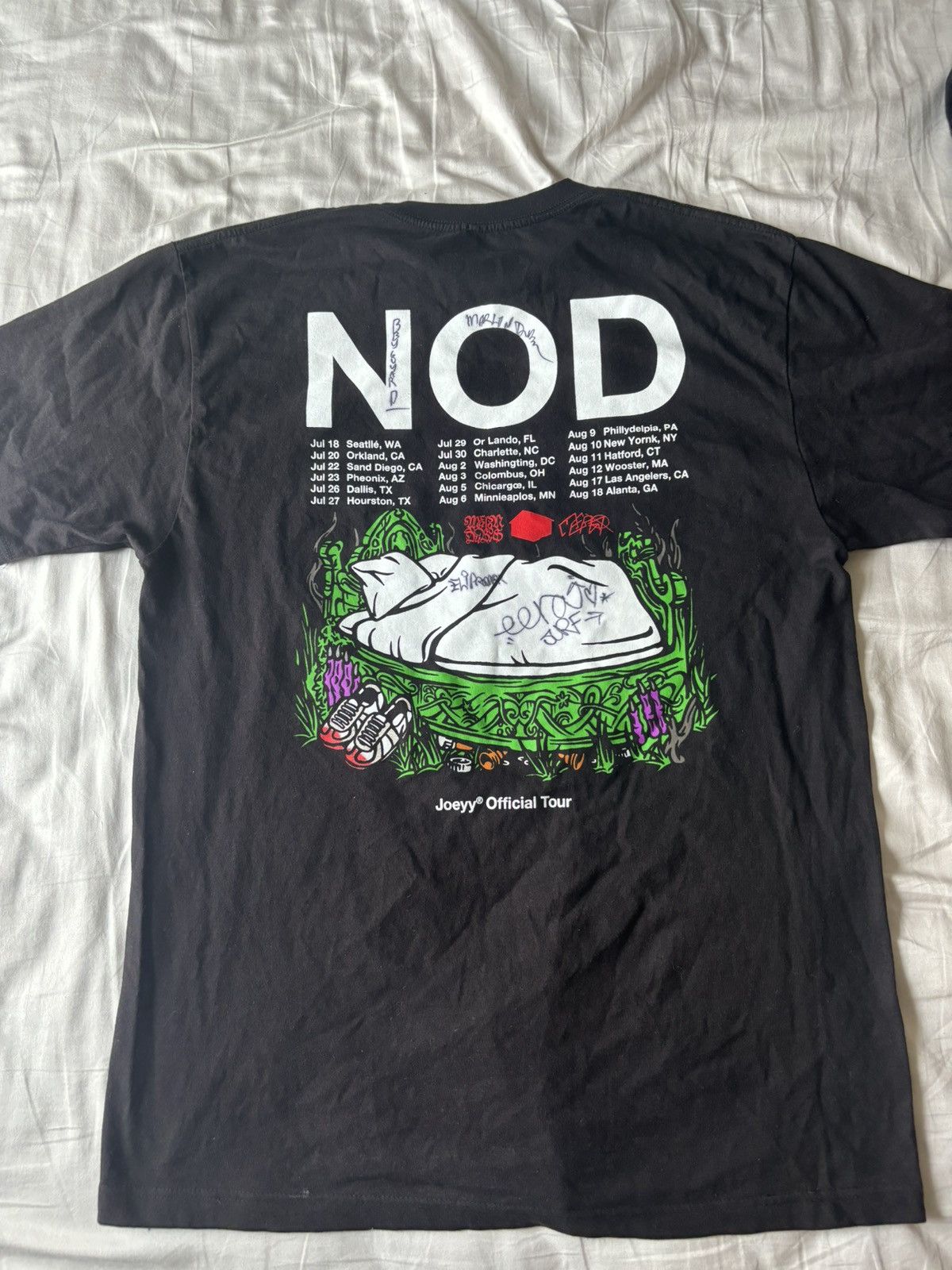 Drain Gang × Other BBY Goyard SIGNED Joeyy NOD Tour T-Shirt Size US XL / EU 56 / 4 - 2 Thumbnail