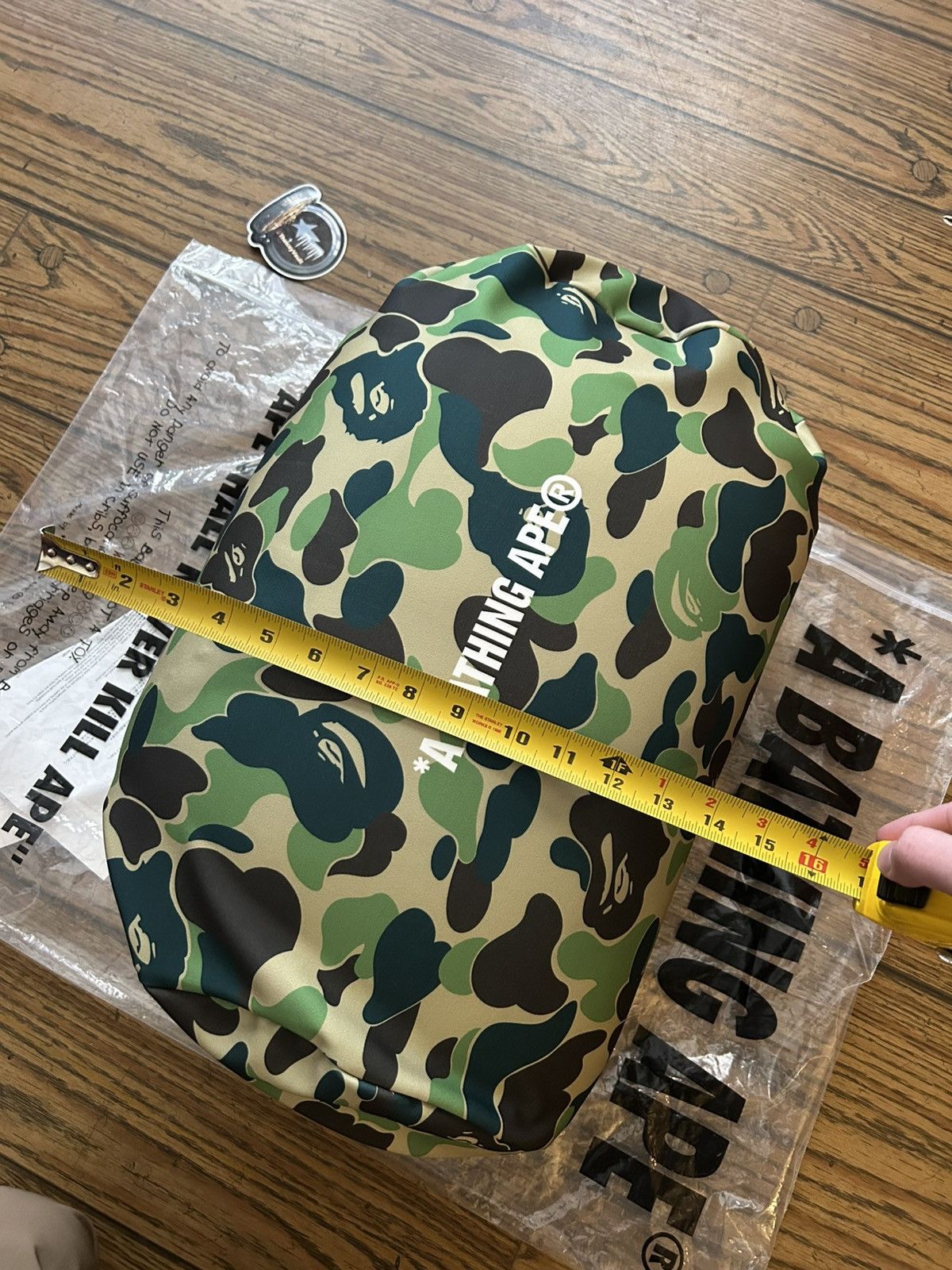 Bape Bape Green ABC Camo Bean Bag Pillow Size ONE SIZE - 7 Thumbnail