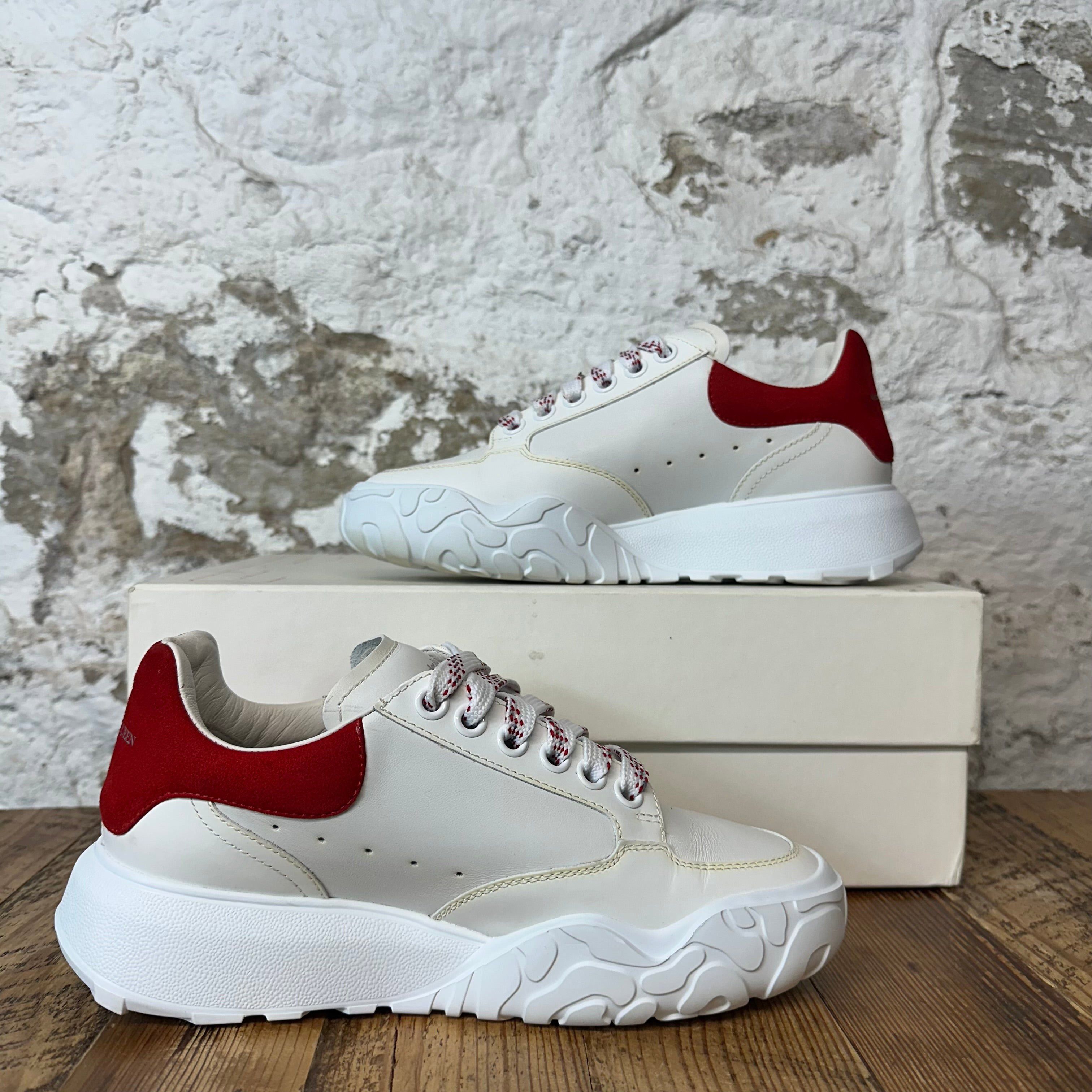 Alexander McQueen Alexander Mcqueen Red Tab White Court Sneaker Sz 5.5 (37.5) Size US 5.5 / EU 38 - 2 Thumbnail