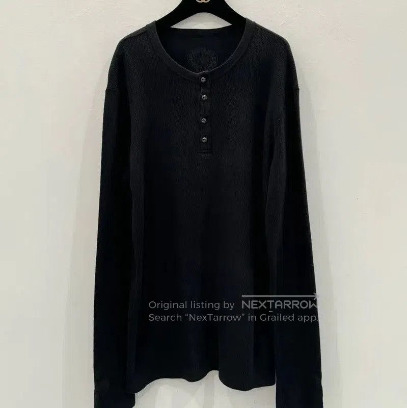 Chrome Hearts Black Long Sleeve T-Shirt .
