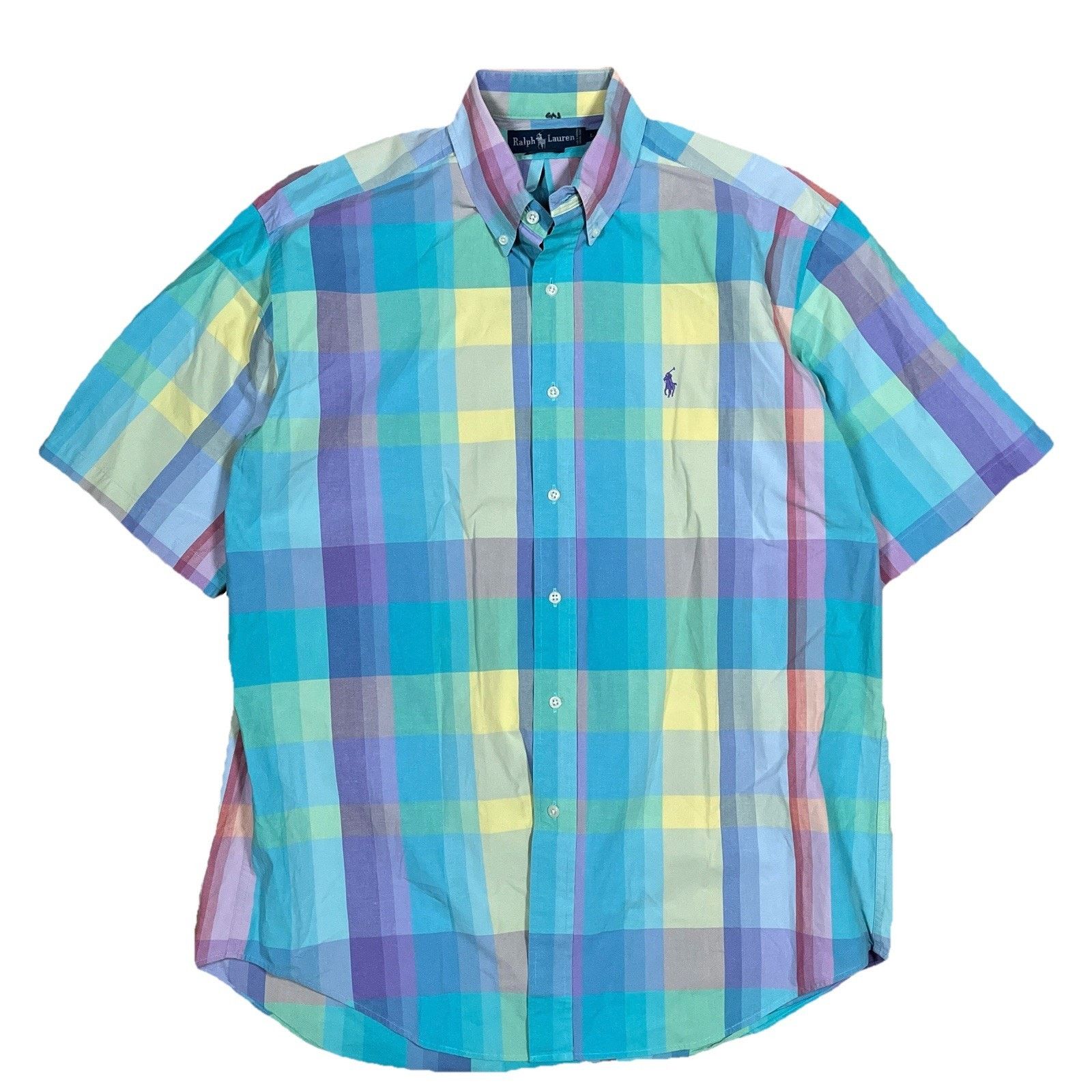 Polo Ralph Lauren Ralph Lauren Blaire Shirt Pastel Plaid Summer Easter Pony Size US L / EU 52-54 / 3 - 2 Thumbnail