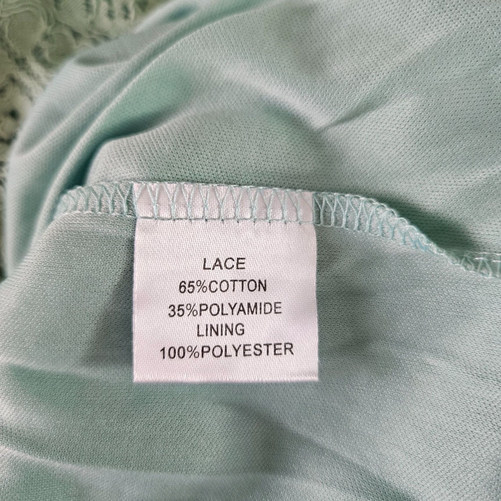 Vintage Dainty Jewells Skirt XL Green Lace Overlay Side Zip Womens Knee Length A-Line Size 40" / US 18 - 4 Thumbnail
