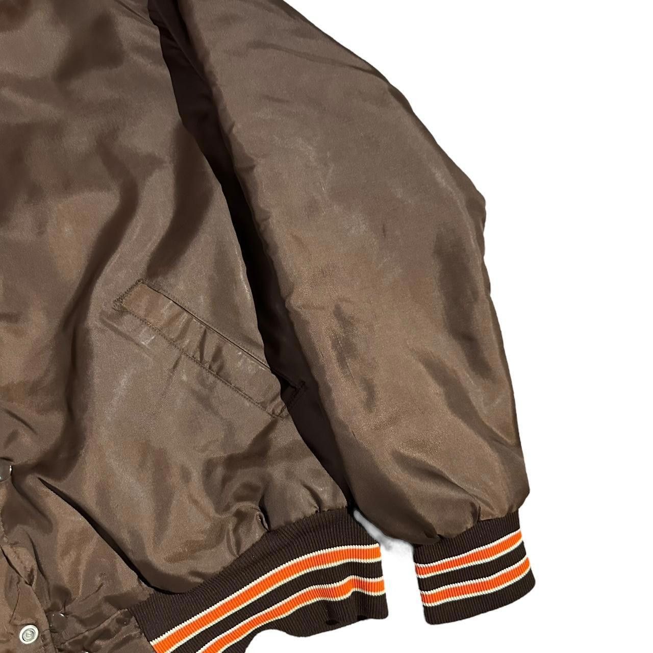 Designer 80s Cleveland Browns Jacket (MADE IN USA) Size US M / EU 48-50 / 2 - 3 Thumbnail
