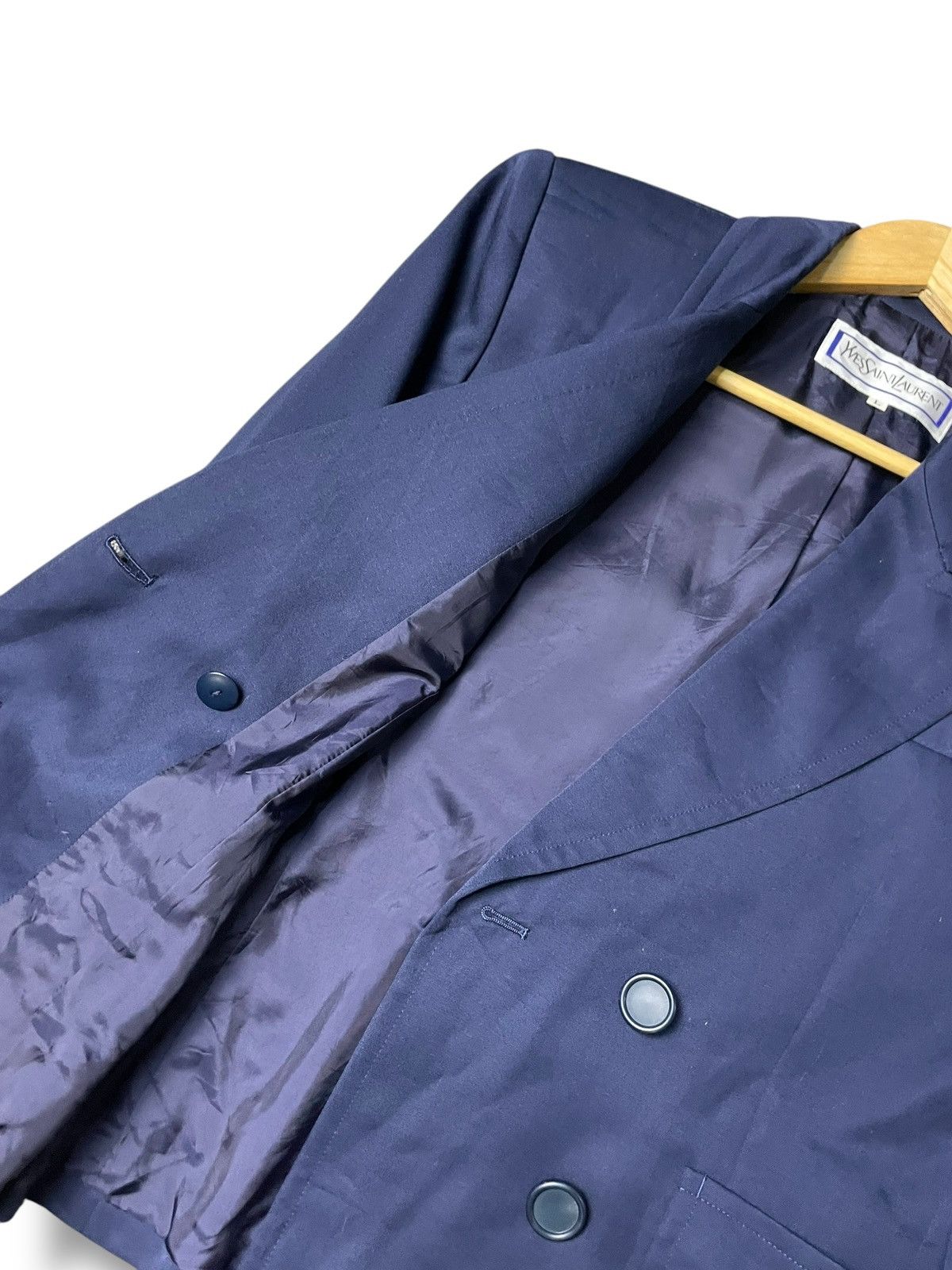 Yves Saint Laurent Double Breasted Blazer (74)