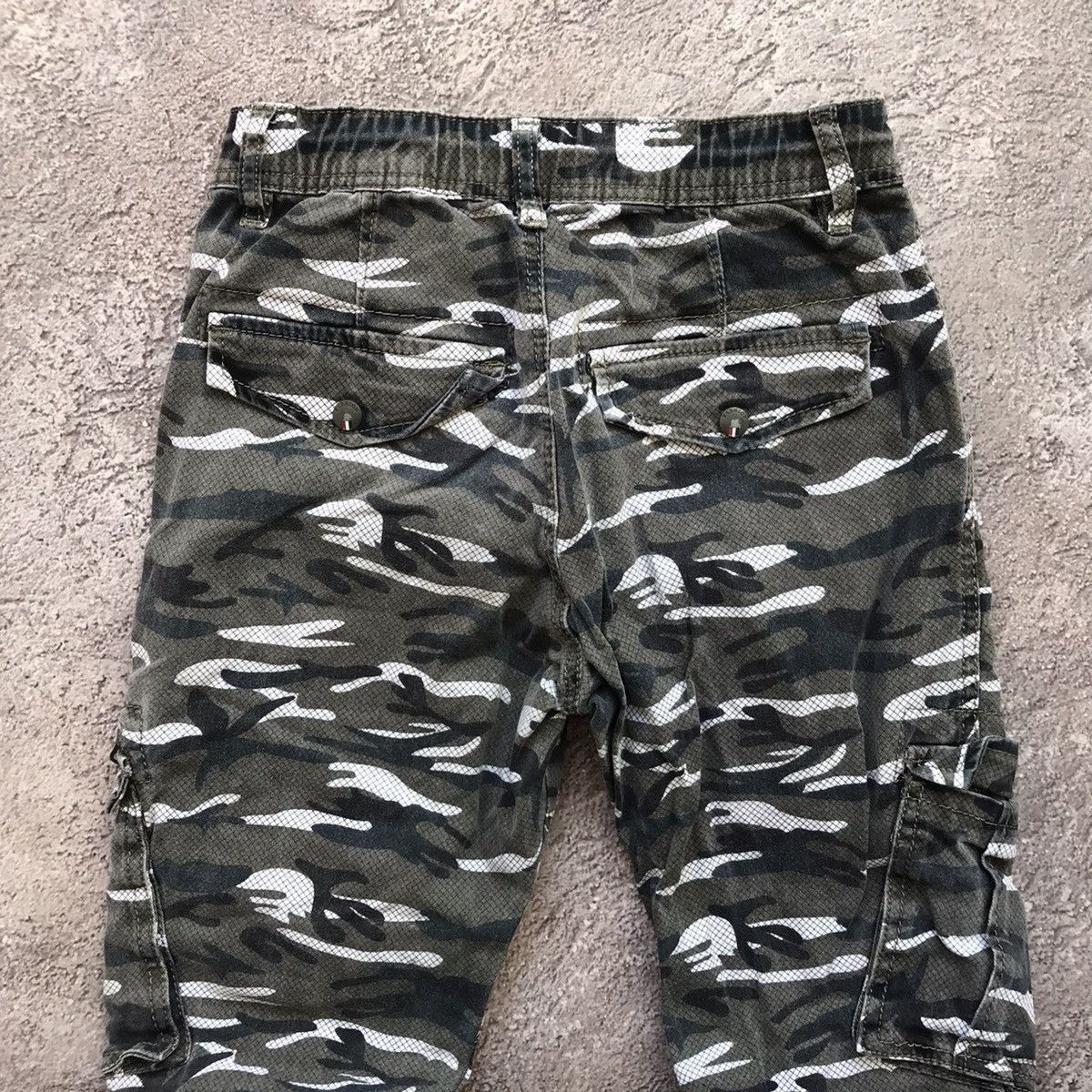 Vintage Vintage 90s Baggy Camo Cargo Pants Parachute Grunge Faded 28 Size US 28 / EU 44 - 7 Thumbnail