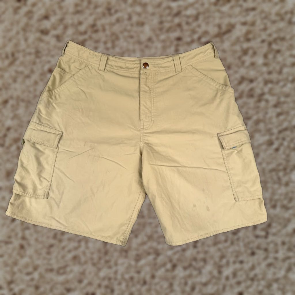 Patagonia VINTAGE Patagonia Shorts Men Beige 38 Poly Cargo Canvas Walk 10 Inseam Casual Zip Pocket 38x10 Mens Beige Patagonia Shorts Size US 38 / EU 54 - 1 Thumbnail