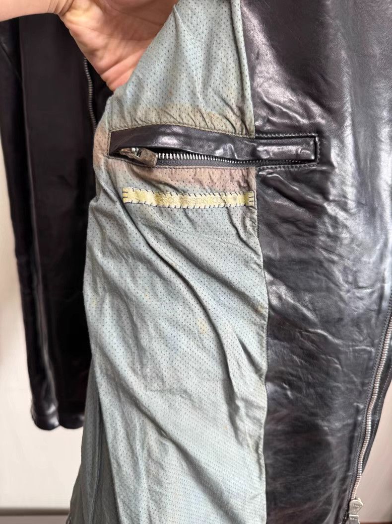 Carol Christian Poell Carol Christian Poell LM/2599 Leather Jacket with Q8 Size US L / EU 52-54 / 3 - 5 Thumbnail