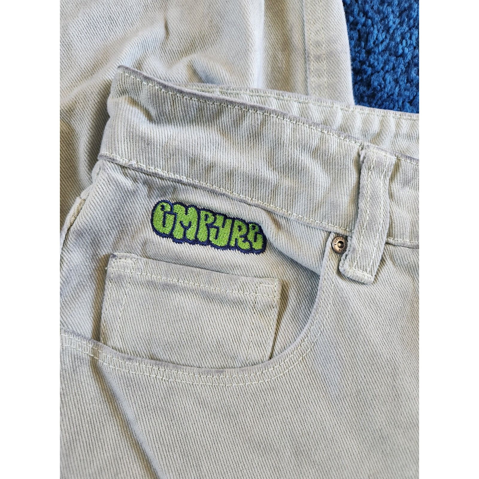 Empyre Empyre Mint Green Straight Leg High Rise Jeans 8 Size 30" / US 8 / IT 44 - 2 Thumbnail