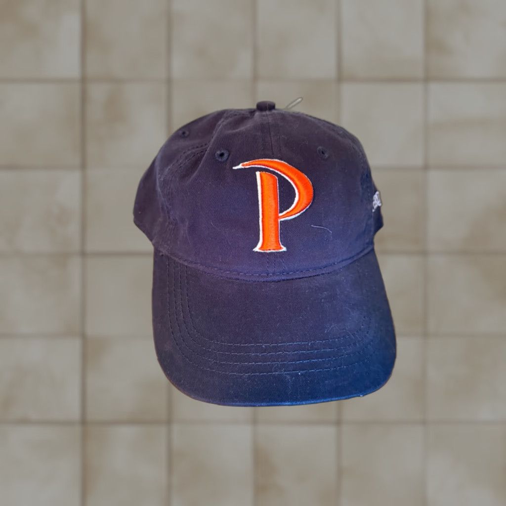 Vintage Pepperdine University Waves Adjustable Hat The Game Navy Vintage EUC Hat Mens One Size Blue Snapback Cotton Classic University Sports Waves Size ONE SIZE - 1 Thumbnail
