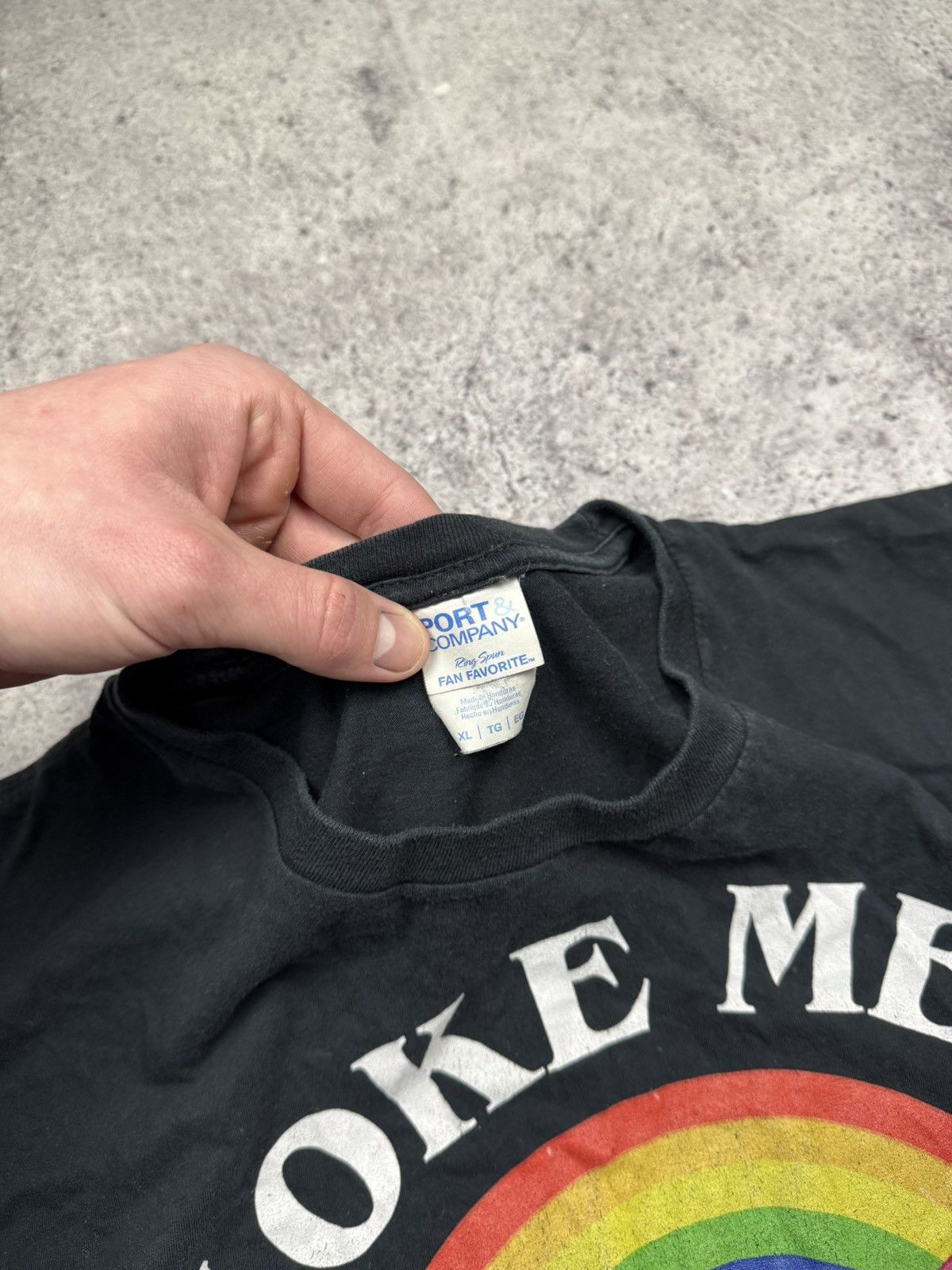 Vintage Vintage Y2K Adult Pony Tee Smoke Meth Hail Satan Humor XL Size US L / EU 52-54 / 3 - 4 Thumbnail