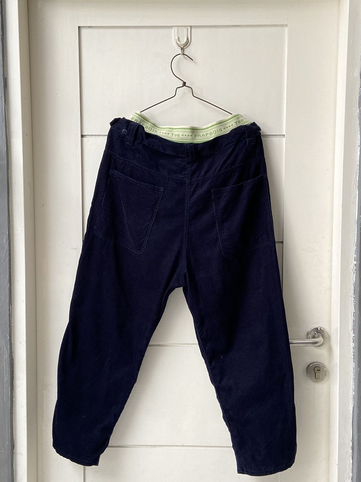 Frapbois × Hysteric Glamour × Issey Miyake FRAPBOIS Navy Long Pants Size US 31 - 1 Thumbnail