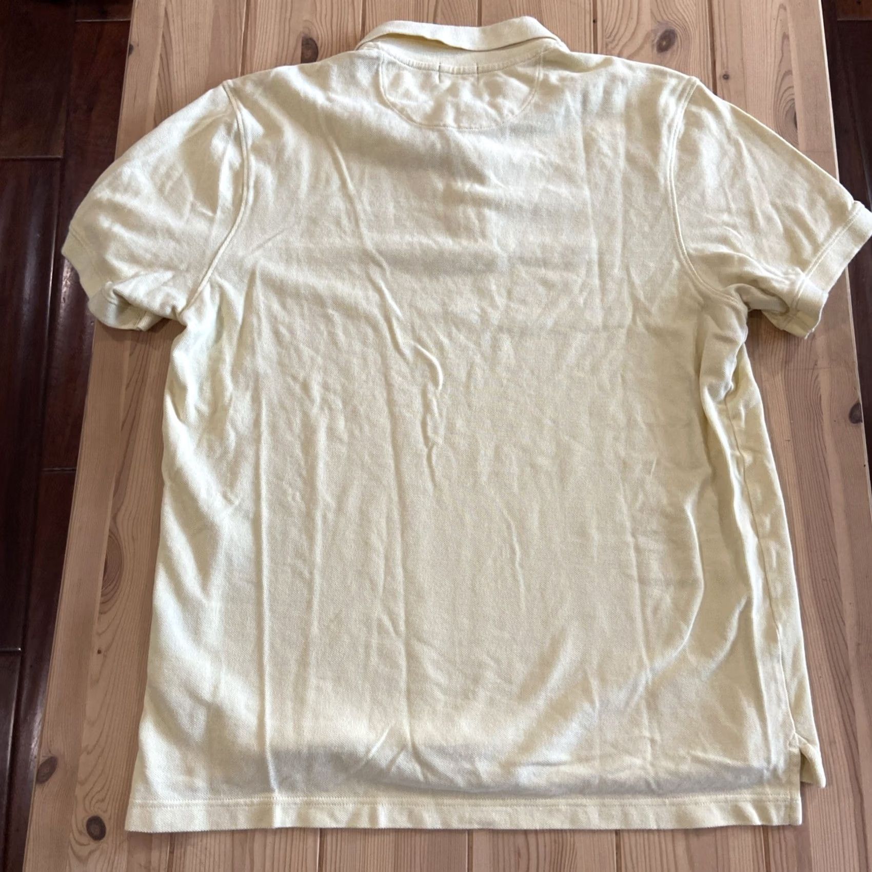 J.Crew VINTAGE J.CREW Polo Shirt Mens Large Yellow Short Sleeve Knit 100% Cotton Golf 90s Size US L / EU 52-54 / 3 - 6 Thumbnail