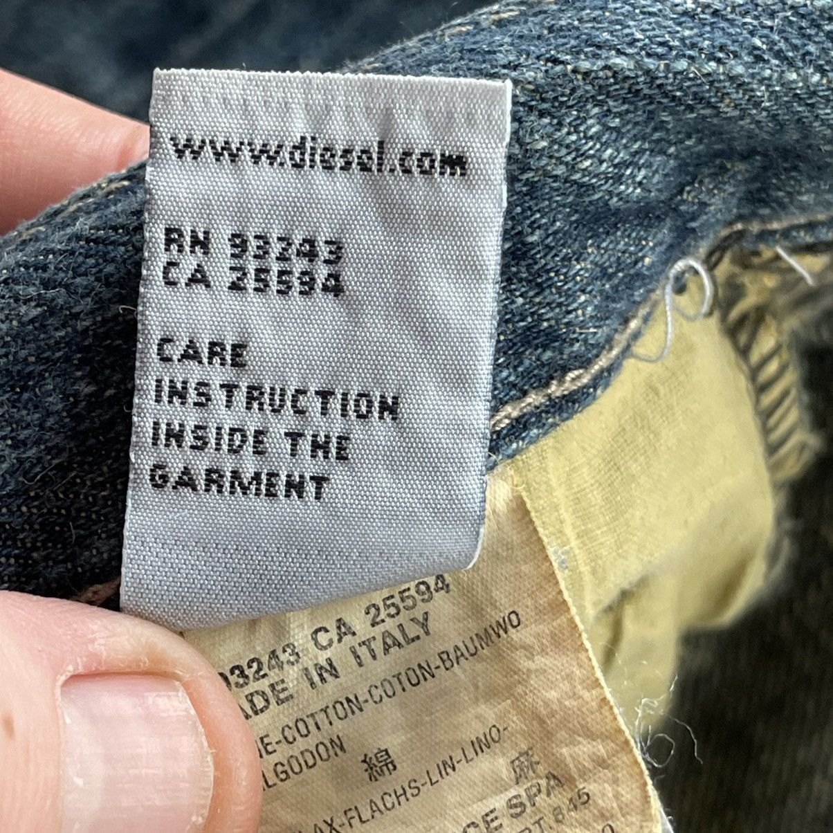 Diesel Vintage Jeans Diesel Industry RR55 Size 40 Made In Italy Size US 40 / EU 56 - 13 Thumbnail