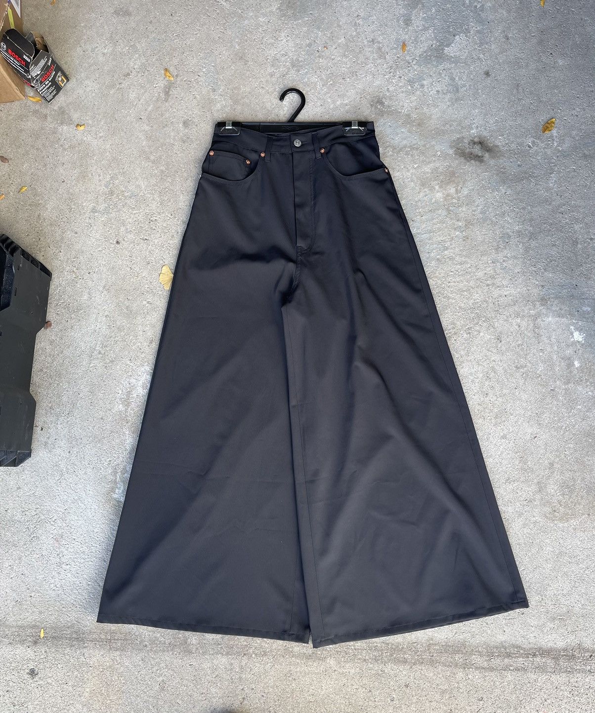 Designer × Maison Margiela Maison margiela mm6 women’s wide leg trousers Size 26" / US 2 / IT 38 - 1 Thumbnail