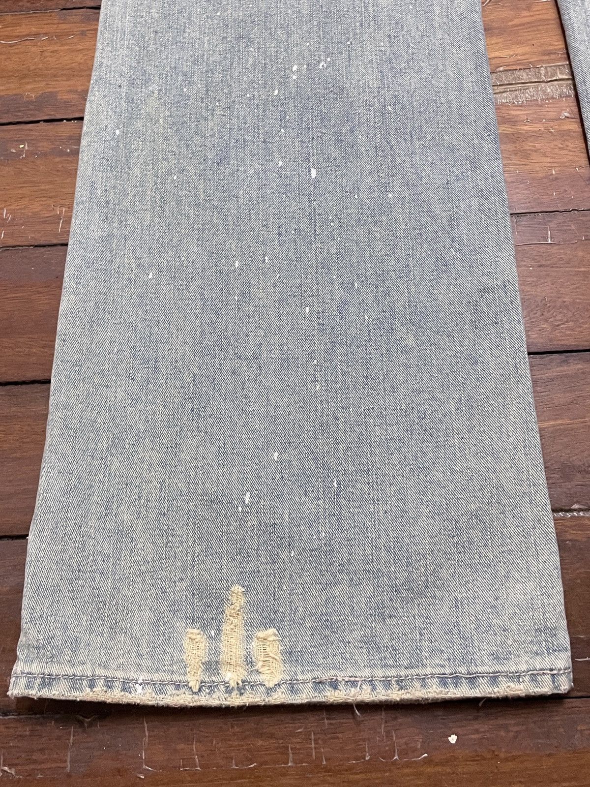 Japanese Brand Rare Design Vintage Brand Sneaker Fit Flared Jeans 2000s Size US 32 / EU 48 - 7 Thumbnail