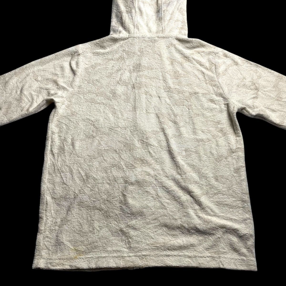 Issey Miyake 🇯🇵 TETE HOMME ISSEY MIYAKE PLEATED ZIPPER HOODIE SWEATER Size US L / EU 52-54 / 3 - 8 Thumbnail