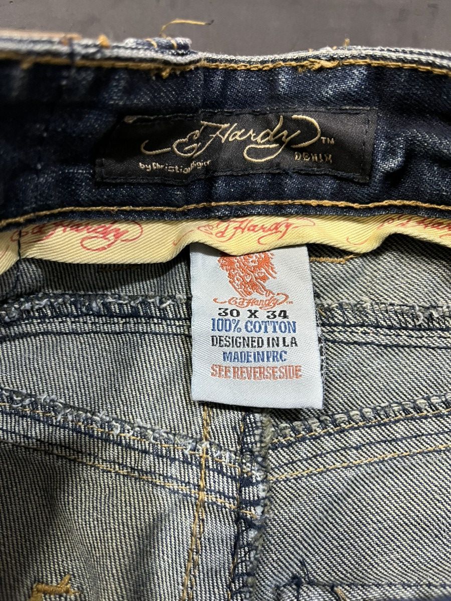 Christian Audigier 💸BINDINGOFFER💸Ed hardy koi embrioded Size US 30 / EU 46 - 8 Thumbnail
