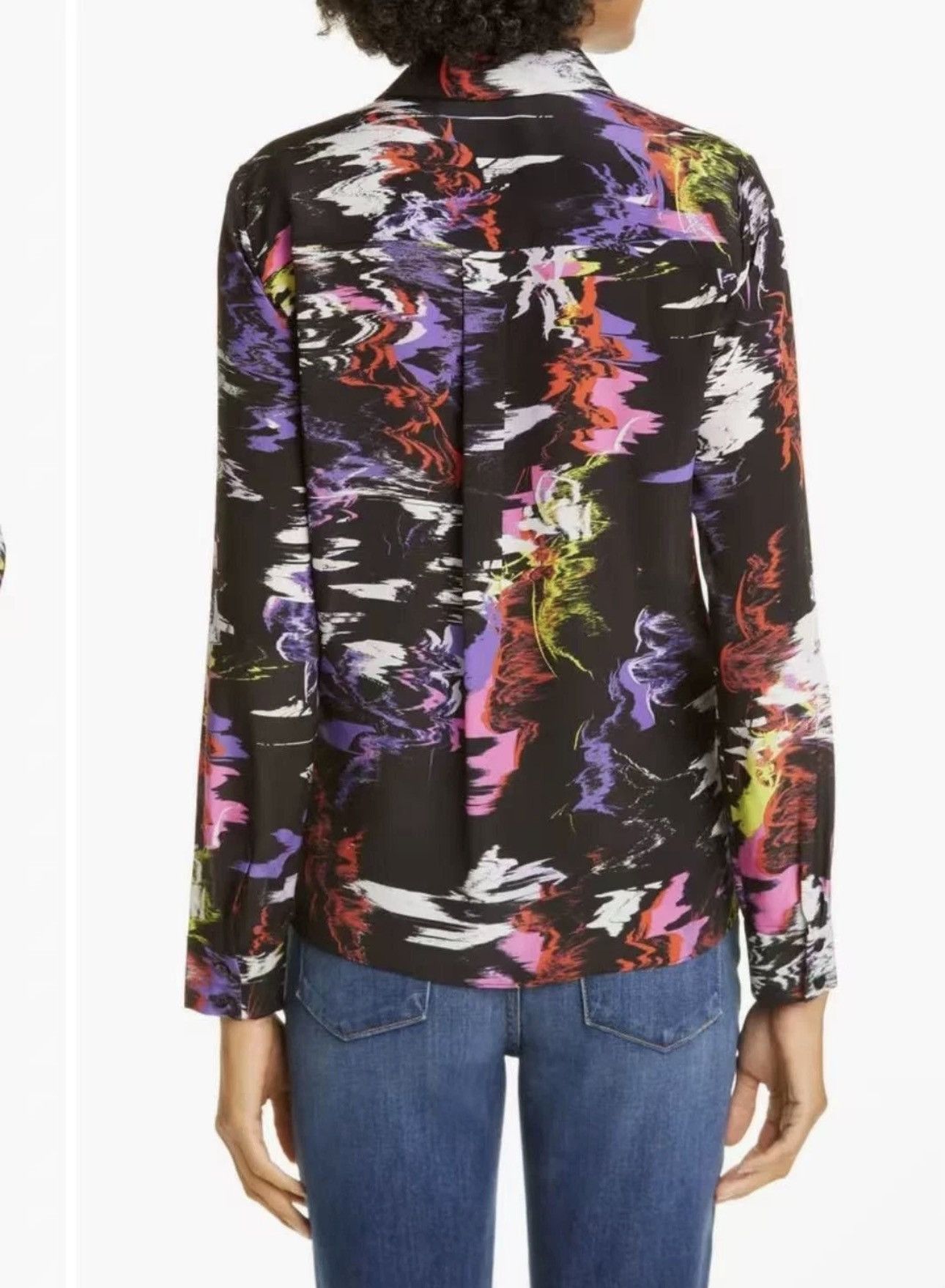 Alice + Olivia Alice + Olivia Willa Moonstruck silk blouse Size S / US 4 / IT 40 - 2 Thumbnail