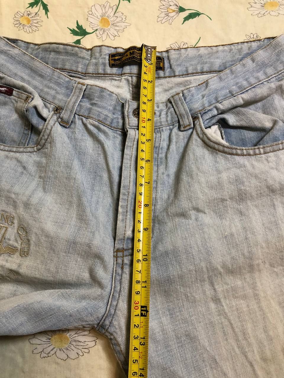 Mustang Vintage 70s Mustang Denim Jeans: High Waisted Distressed Size US 32 / EU 48 - 10 Thumbnail