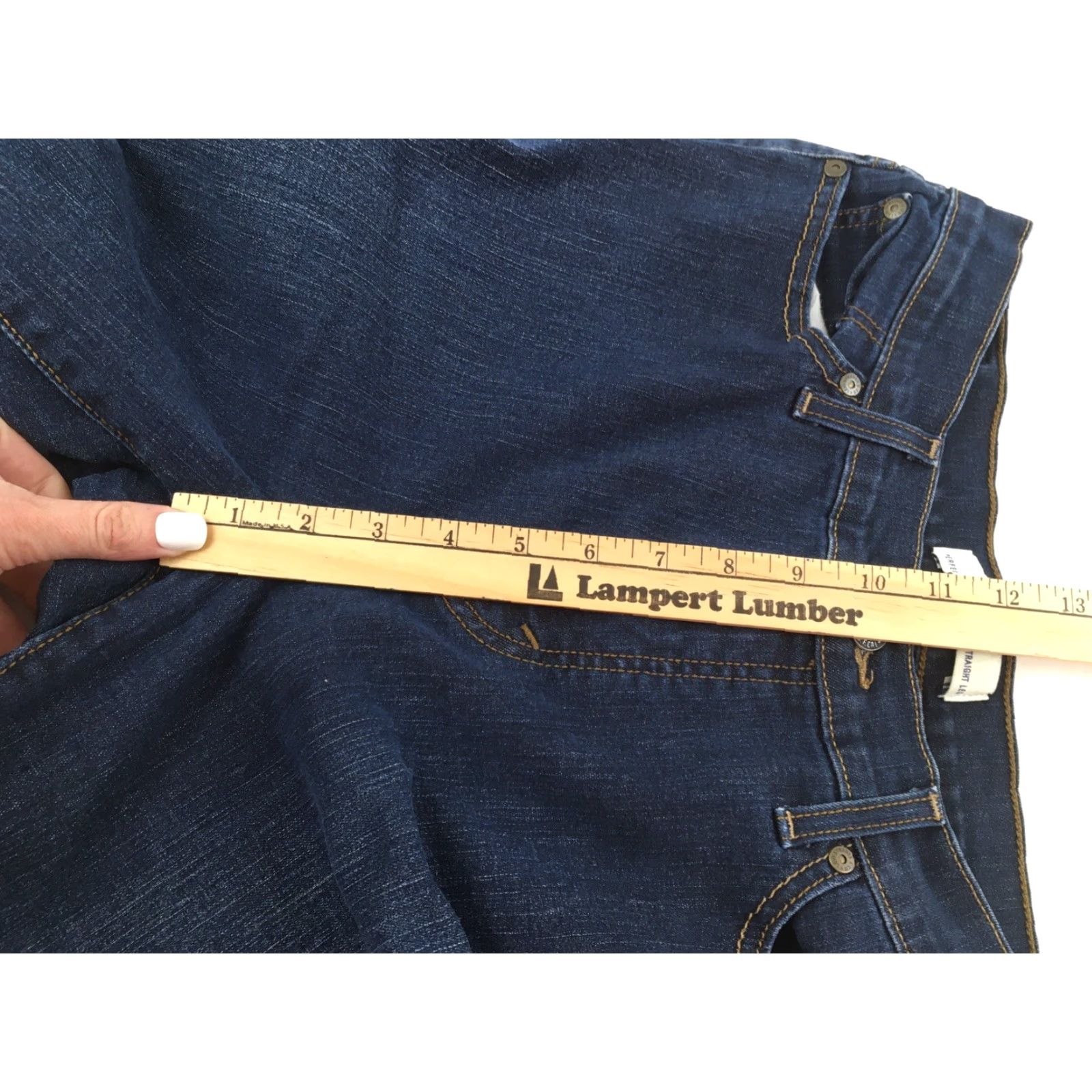 Levi's Levi's 512 Jeans Women Slim Bootcut 29x28 Color Blue Size 29x28 Regular Size 29" - 7 Thumbnail