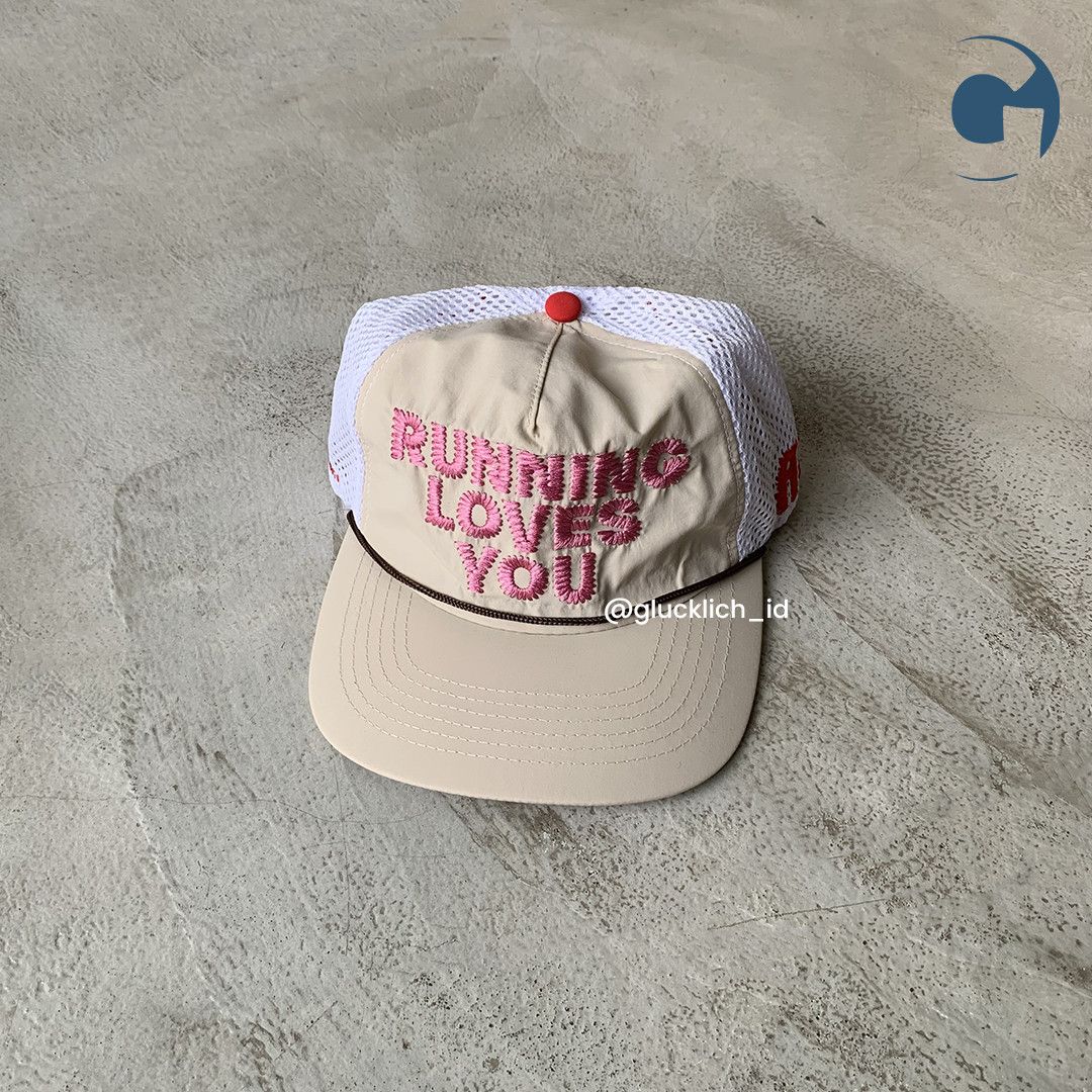 Alex Zono Alex Zono, "Running Loves You" Trucker Cap in Pink Size ONE SIZE - 2 Thumbnail