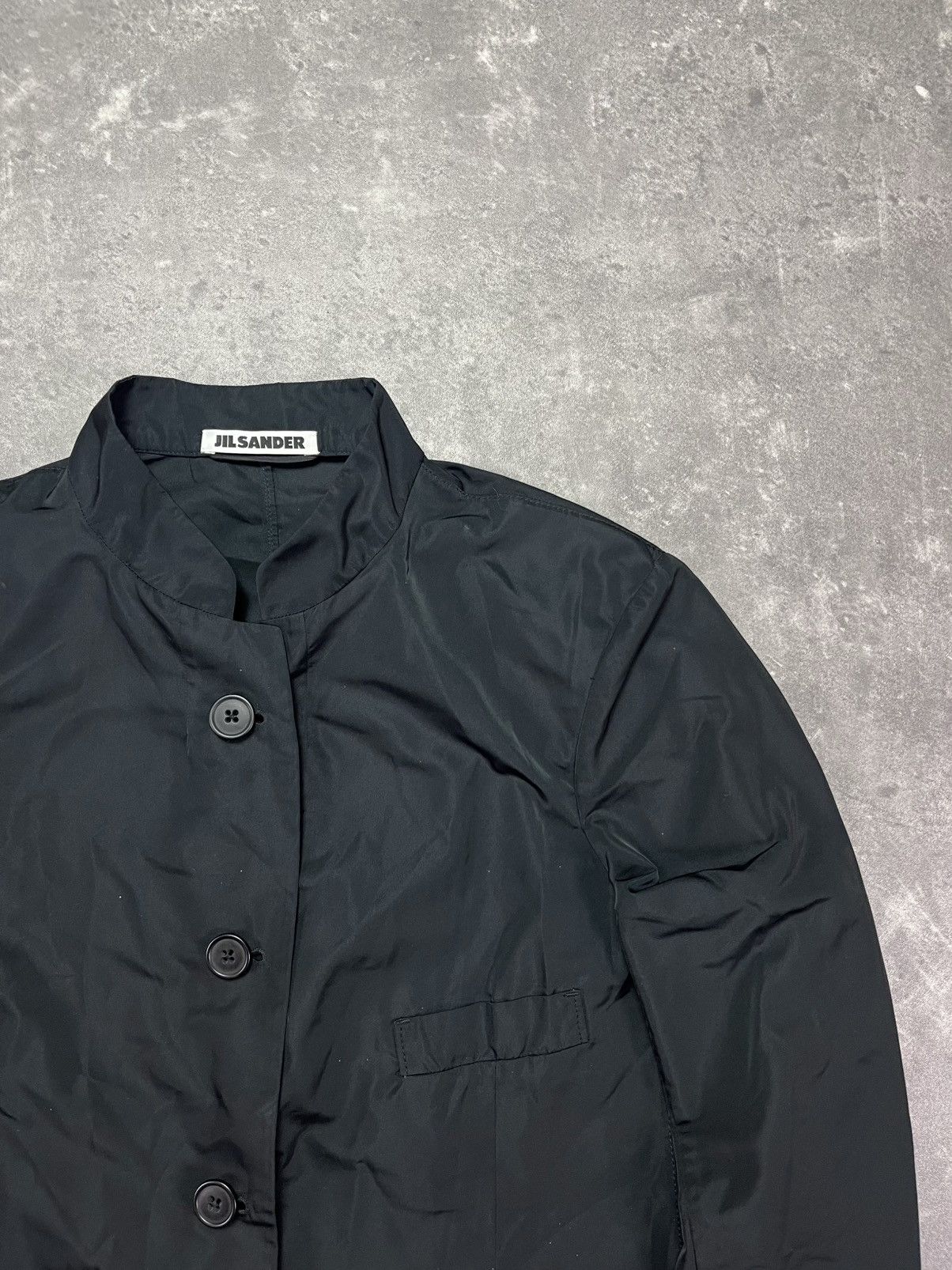 Jil Sander Jil Sander Buttoned Nylon/Silk Sartorial Blazer Jacket 42 SM Size US S / EU 44-46 / 1 - 4 Thumbnail