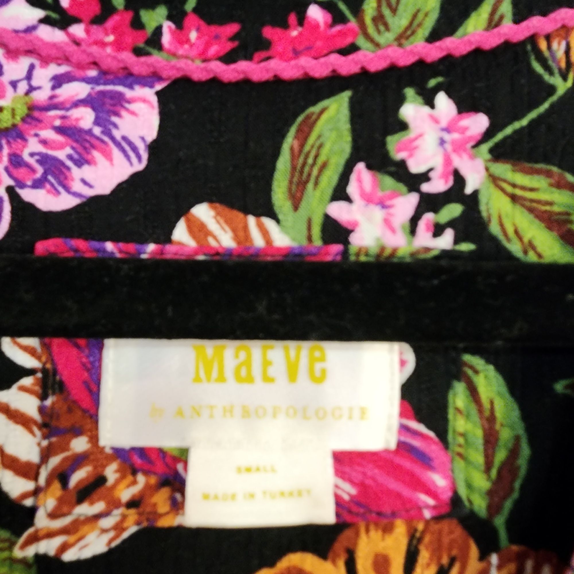 Anthropologie Maeve Anthropologie Harper Tiered Black Dress Womens size Sm Size S / US 4 / IT 40 - 3 Thumbnail