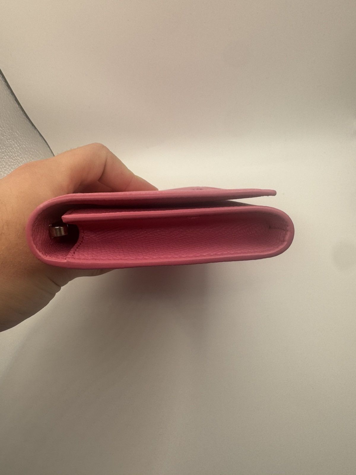 Balenciaga Balenciaga Bubble Gum Pink Ville Chain Phone Wallet Size ONE SIZE - 12 Thumbnail