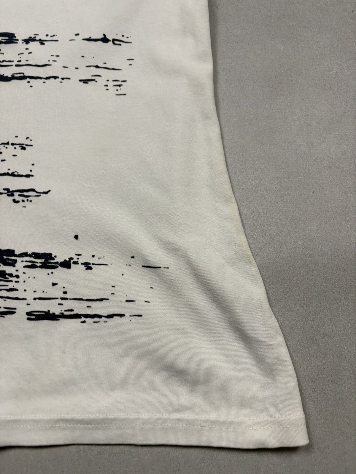 Diesel Diesel 2000s Distressed White Brush Stroke Tee 3D Logo M Y2K Size US M / EU 48-50 / 2 - 15 Thumbnail