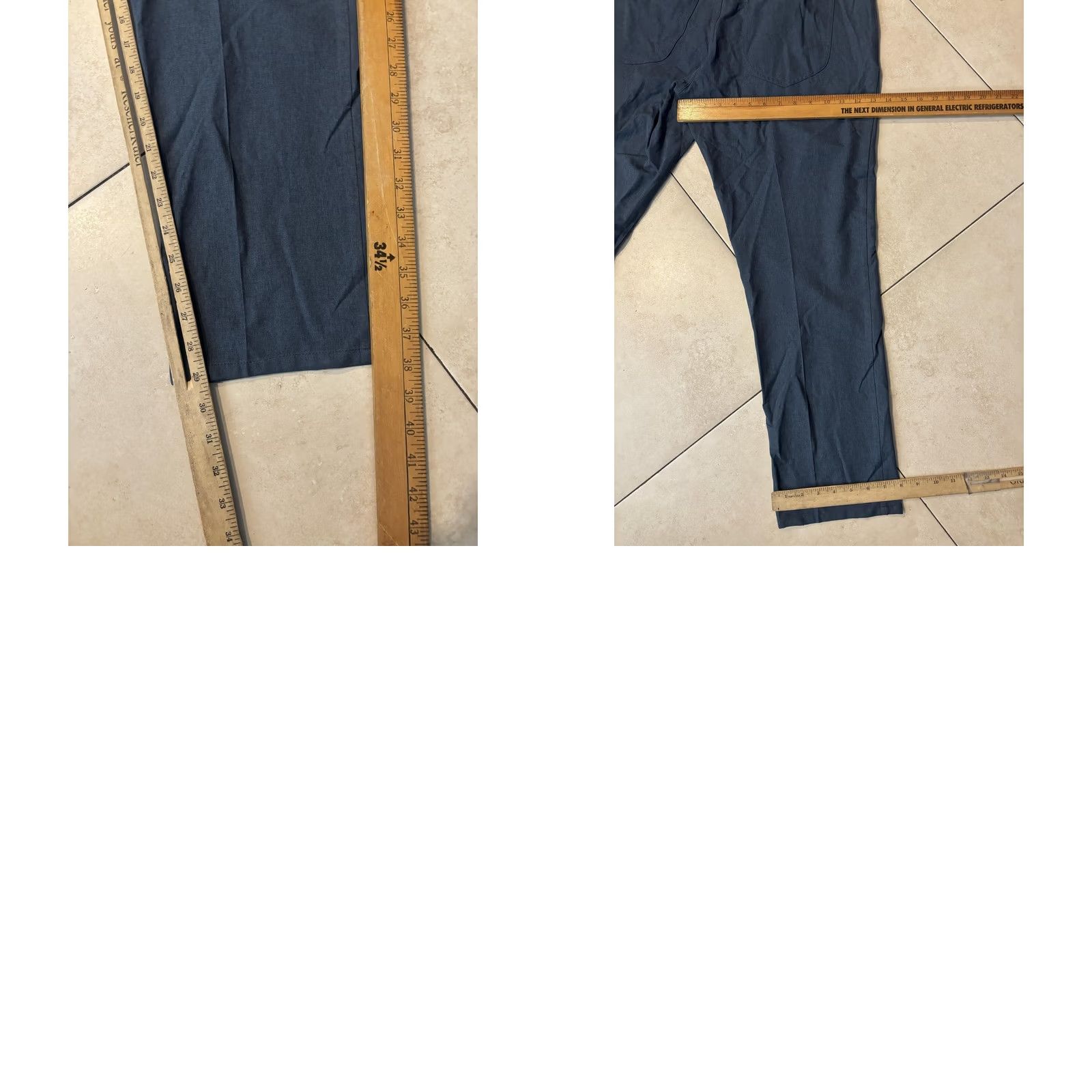 TravisMathew TravisMathew Pants Mens 35x29 Blue Stretch Chino Golf Performance Casual Size US 35 - 8 Thumbnail