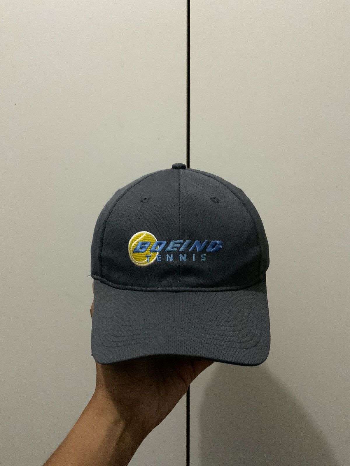 Hat Club Boeing Tennis Spellout Blue Hat Size ONE SIZE - 5 Thumbnail