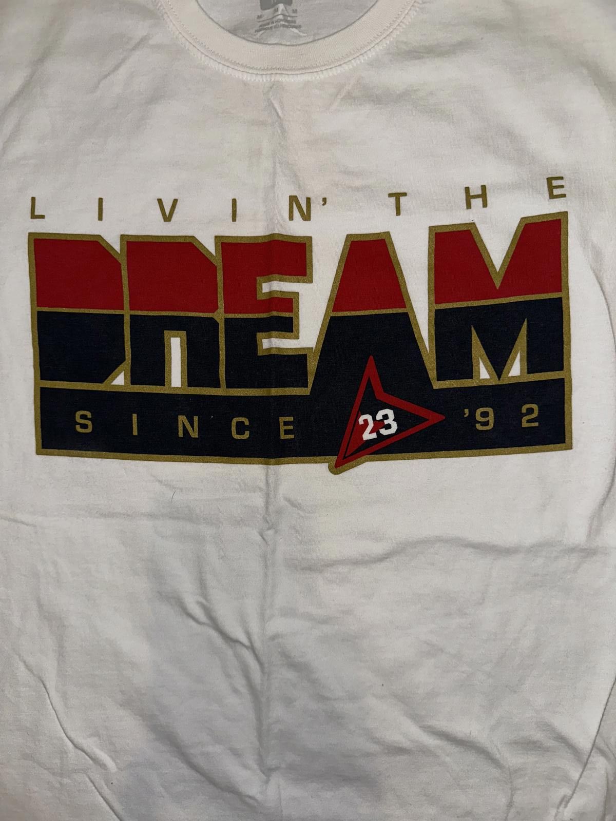 Nike Vintage Jordan VII Olympic Living The Dream T-Shirt Size US M / EU 48-50 / 2 - 2 Thumbnail