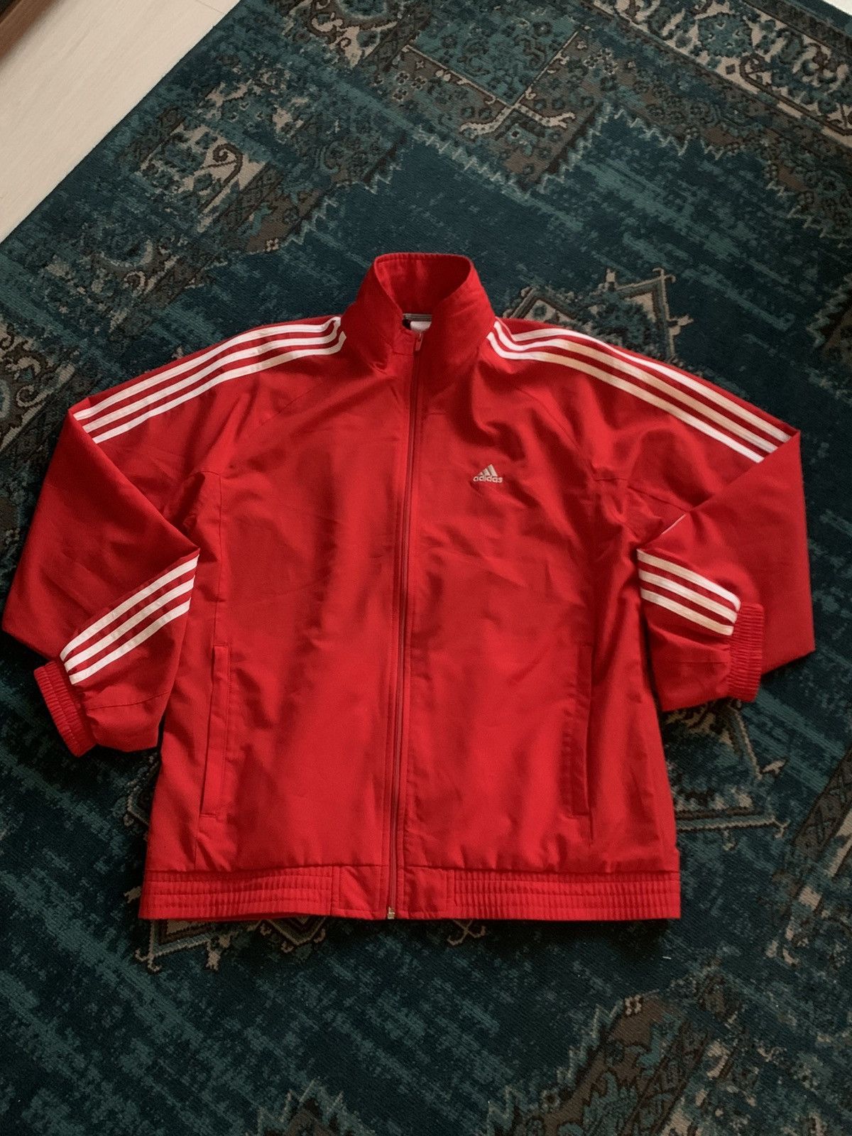 Adidas 2000’s Vintage Adidas Windbreaker Size US M / EU 48-50 / 2 - 1 Thumbnail