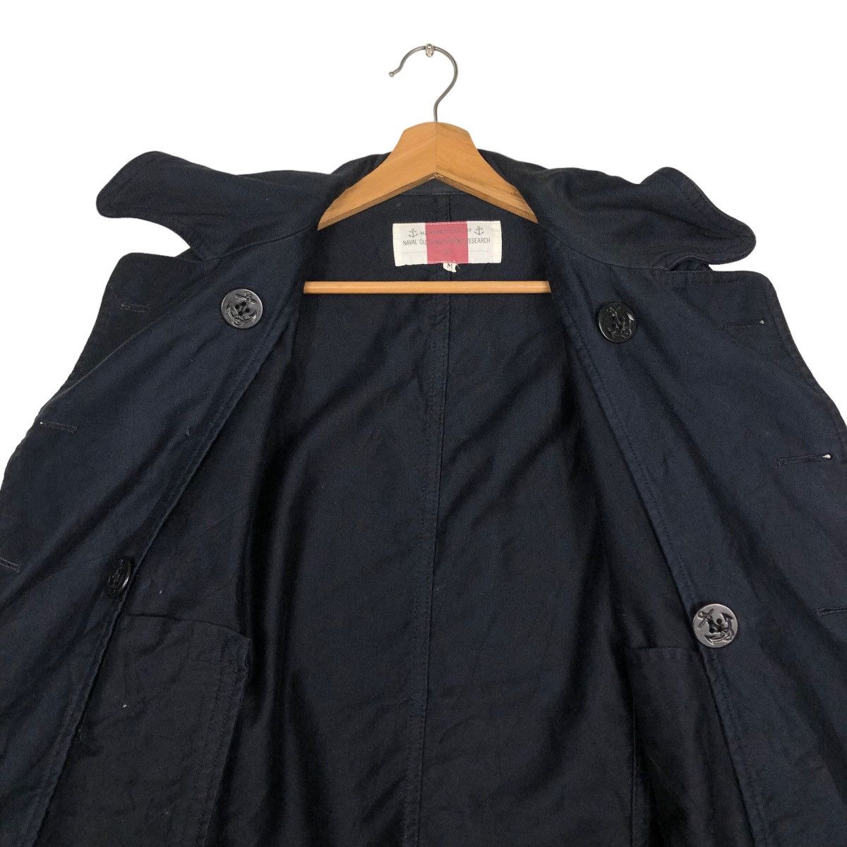 General Research 🔥Vintage Pea Coats Jacket Naval Clothing Factory Research Size US M / EU 48-50 / 2 - 14 Thumbnail