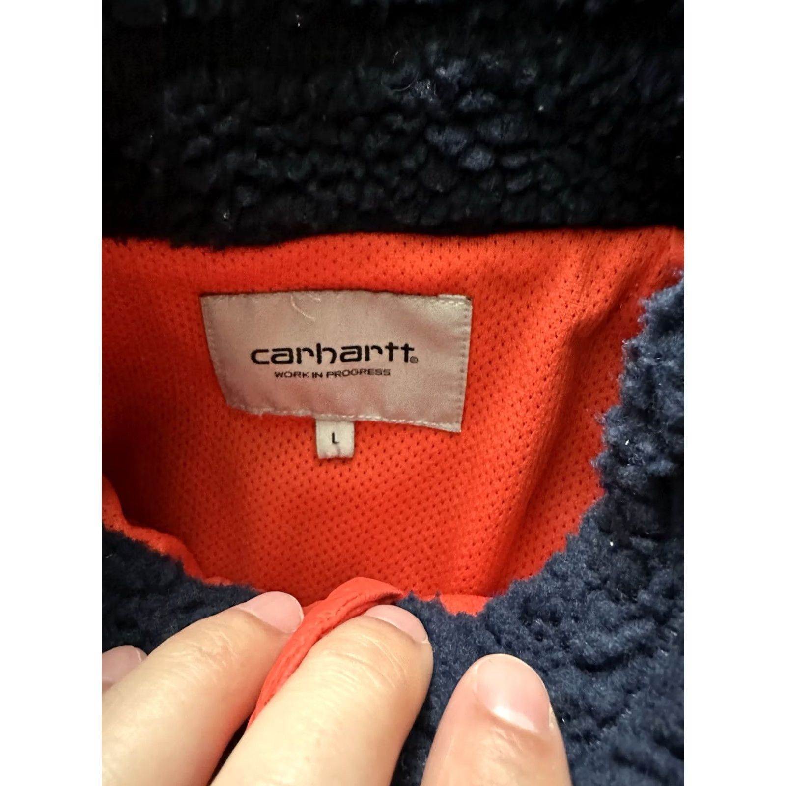 Carhartt VINTAGE Carhartt Wip Car Heart Bore Fleece Jacket Men'S L Blue Full Zip Jacket Mens Regular Size L Vintage 90s Hiking Size US L / EU 52-54 / 3 - 6 Thumbnail